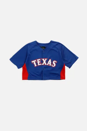 Rework Crop Texas Rangers MLB Jersey - S Frankie