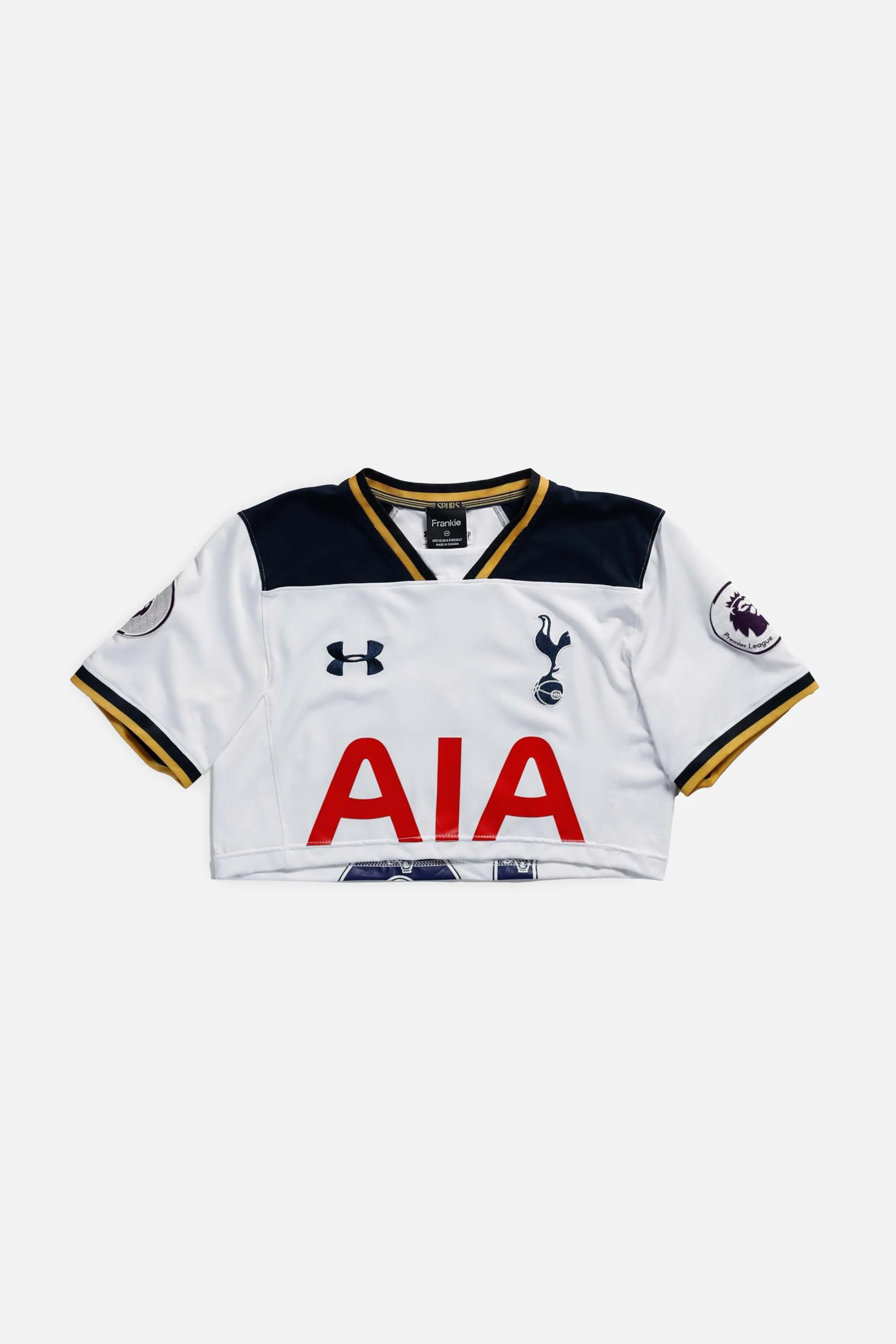 Rework Crop Tottenham Hotspur Soccer Jersey - XS Frankie