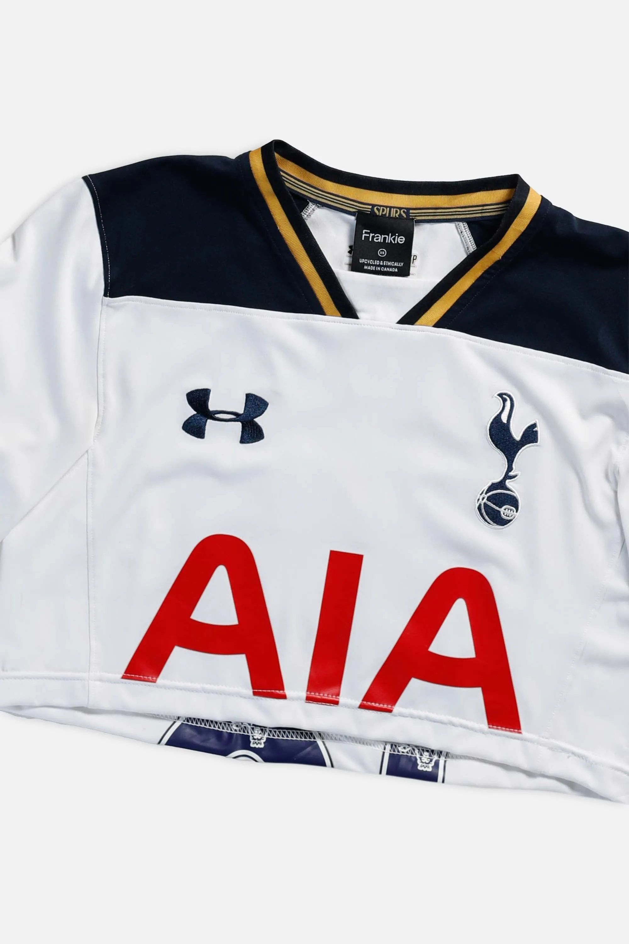 Rework Crop Tottenham Hotspur Soccer Jersey - XS Frankie