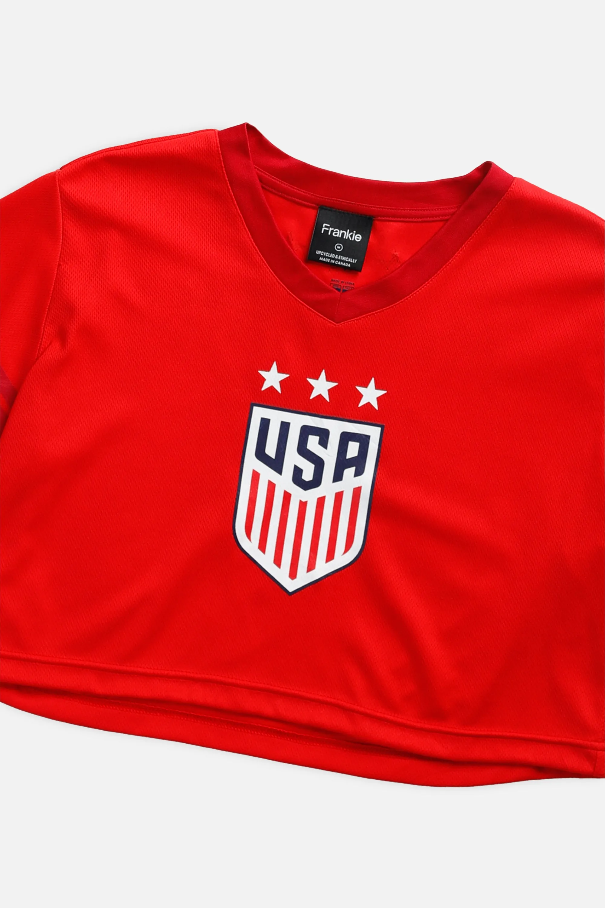 Rework Crop USA Soccer Jersey - M Frankie