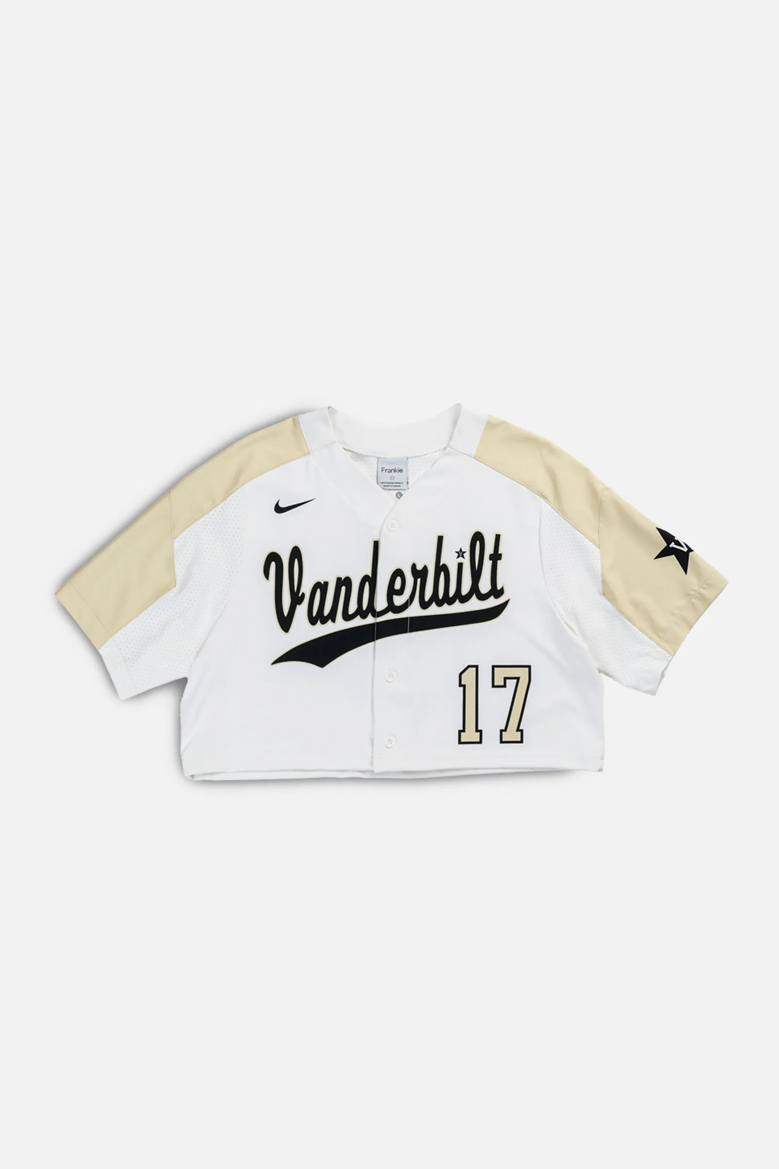 Rework Crop Vanderbilt Commodores MLB Jersey - L Frankie