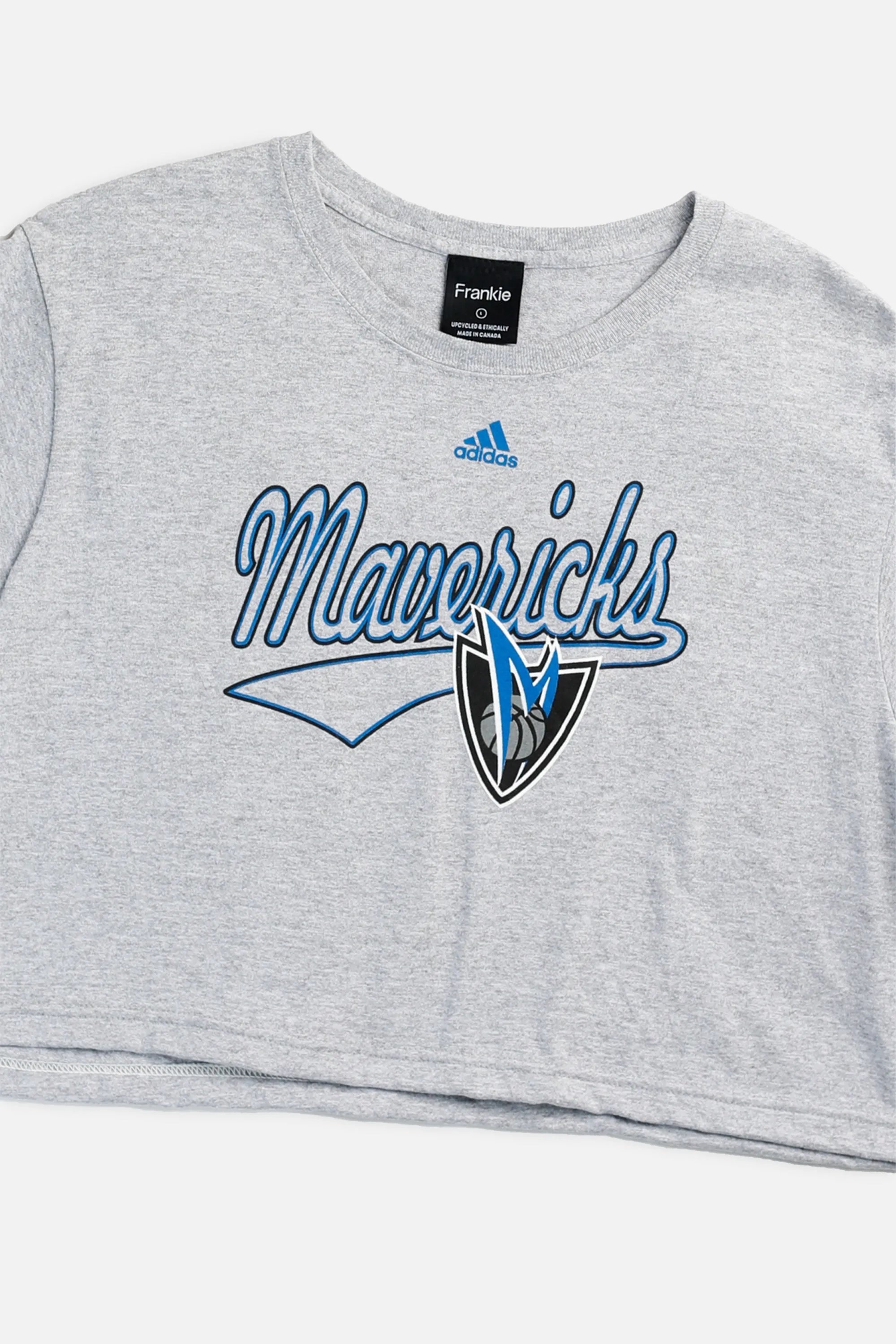 Rework Dallas Mavericks NBA Crop Tee - L Frankie