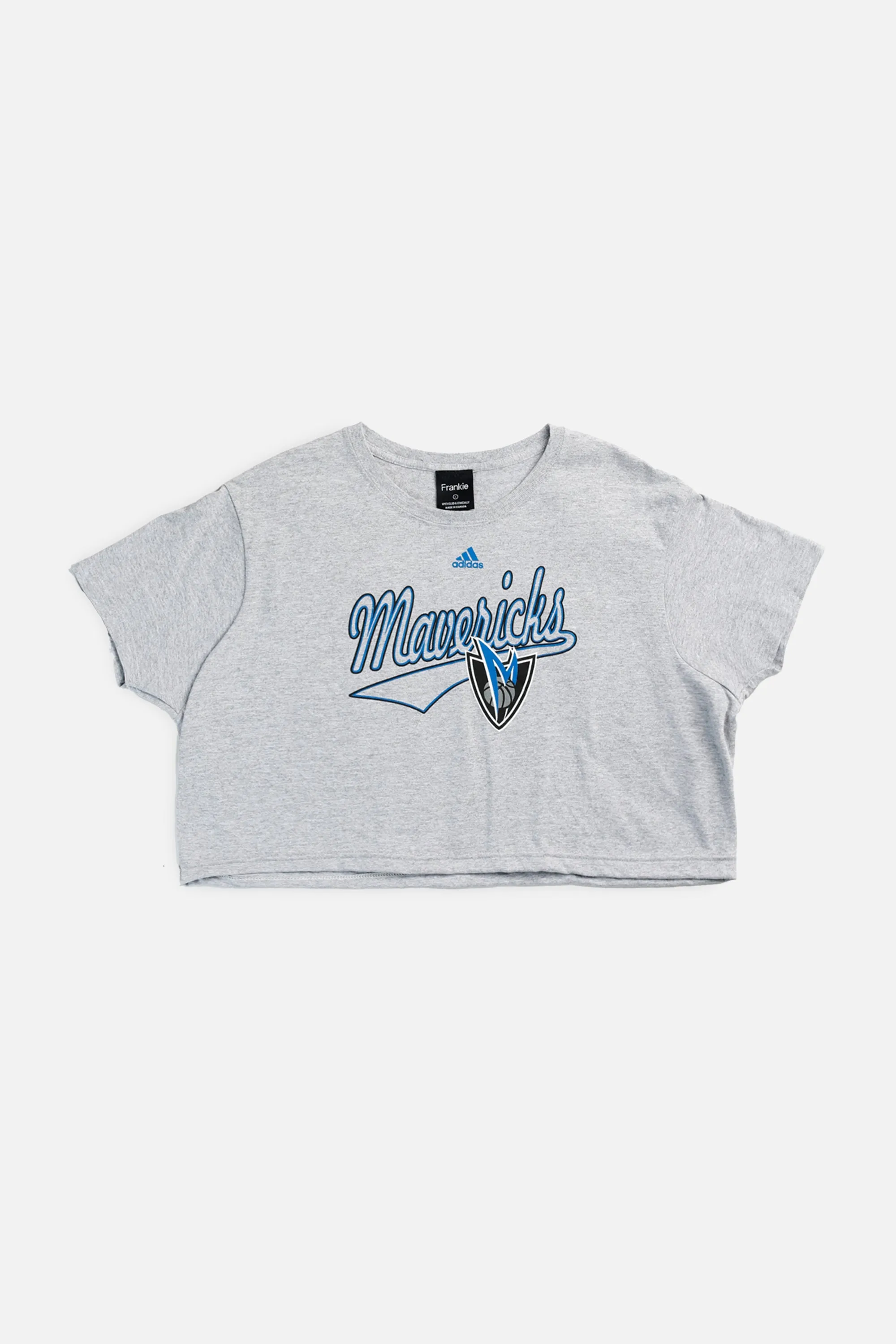 Rework Dallas Mavericks NBA Crop Tee - L Frankie