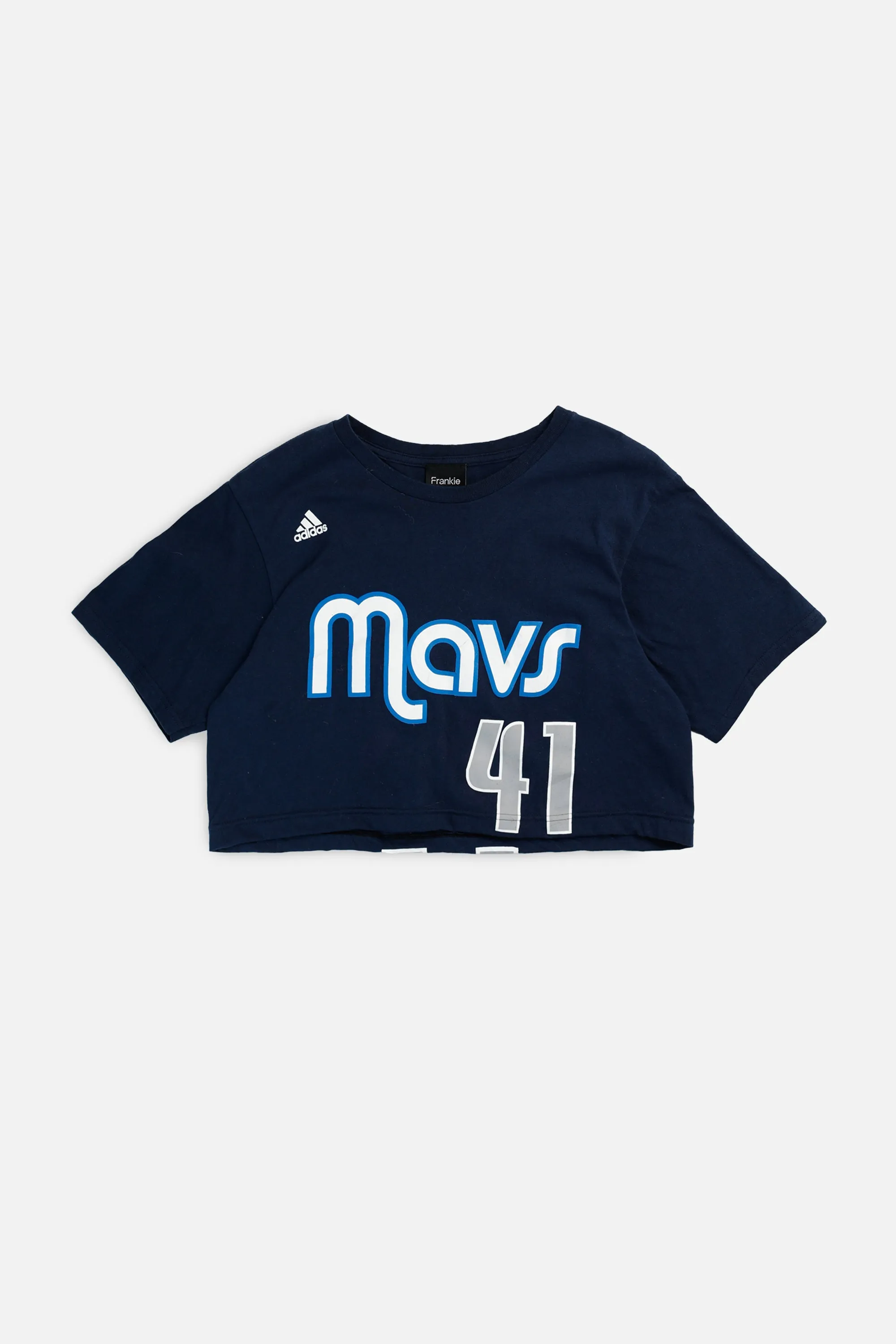 Rework Dallas Mavericks NBA Crop Tee - S Frankie