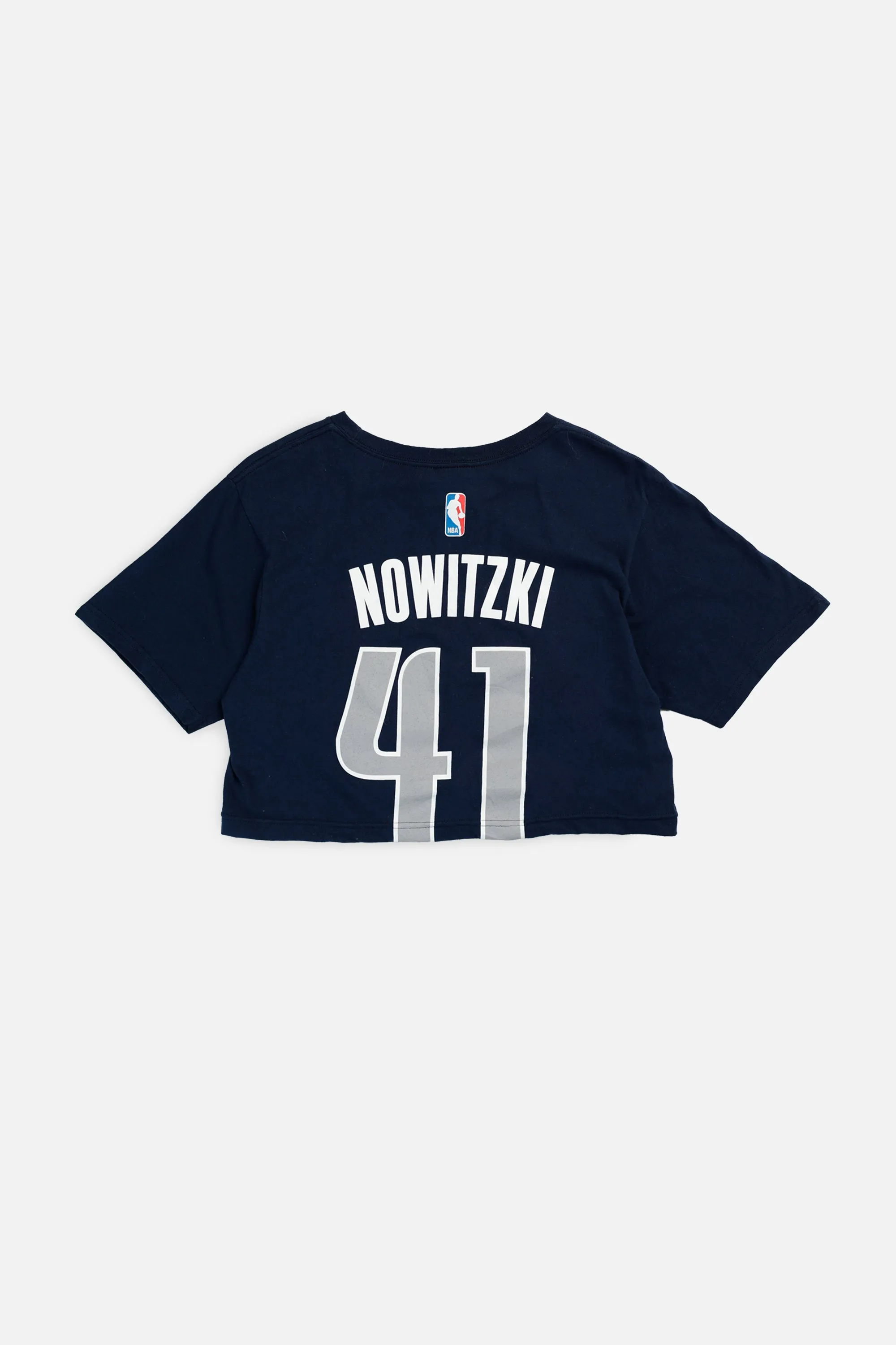Rework Dallas Mavericks NBA Crop Tee - S Frankie