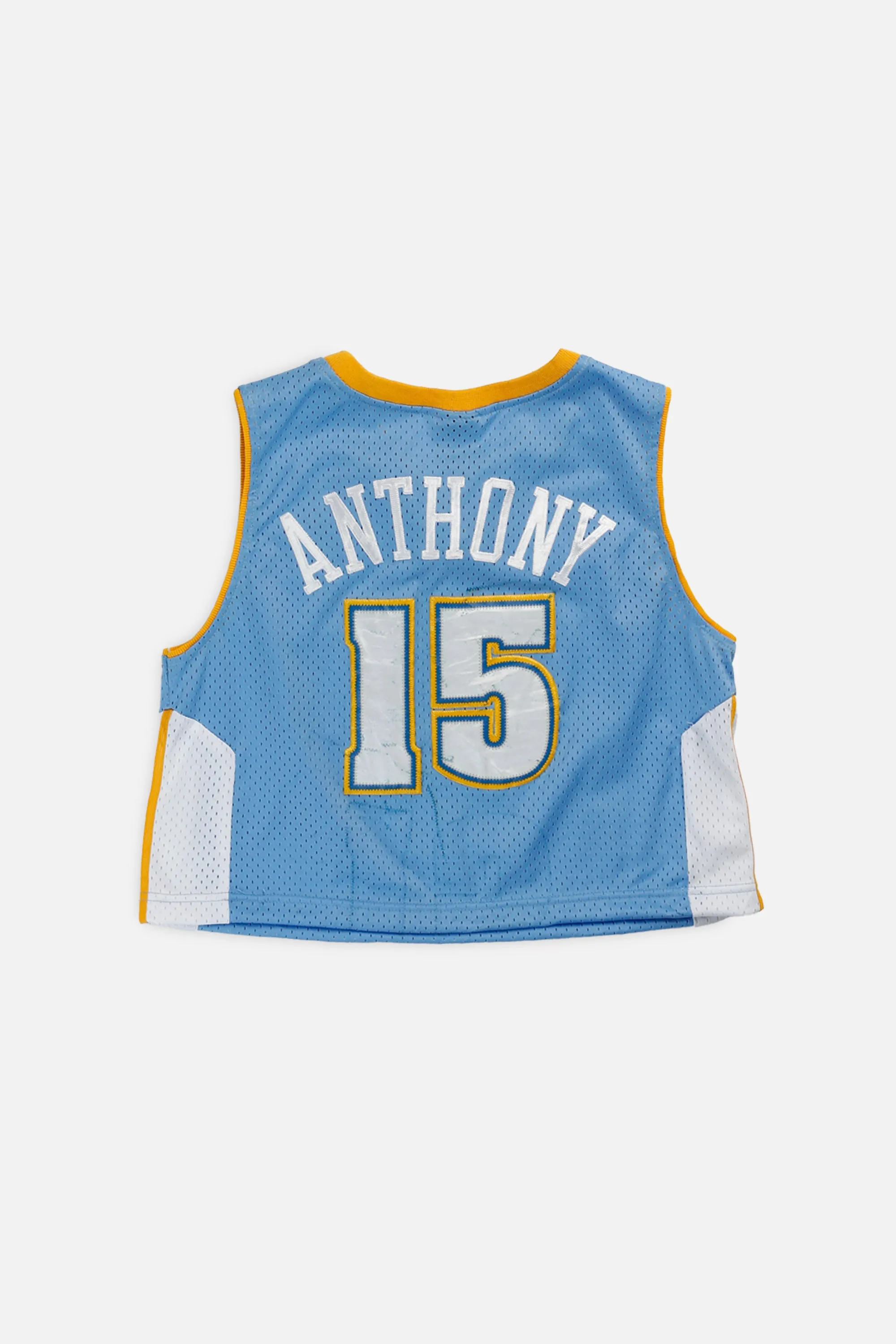 Rework Denver Nuggets NBA Crop Jersey - XS Frankie