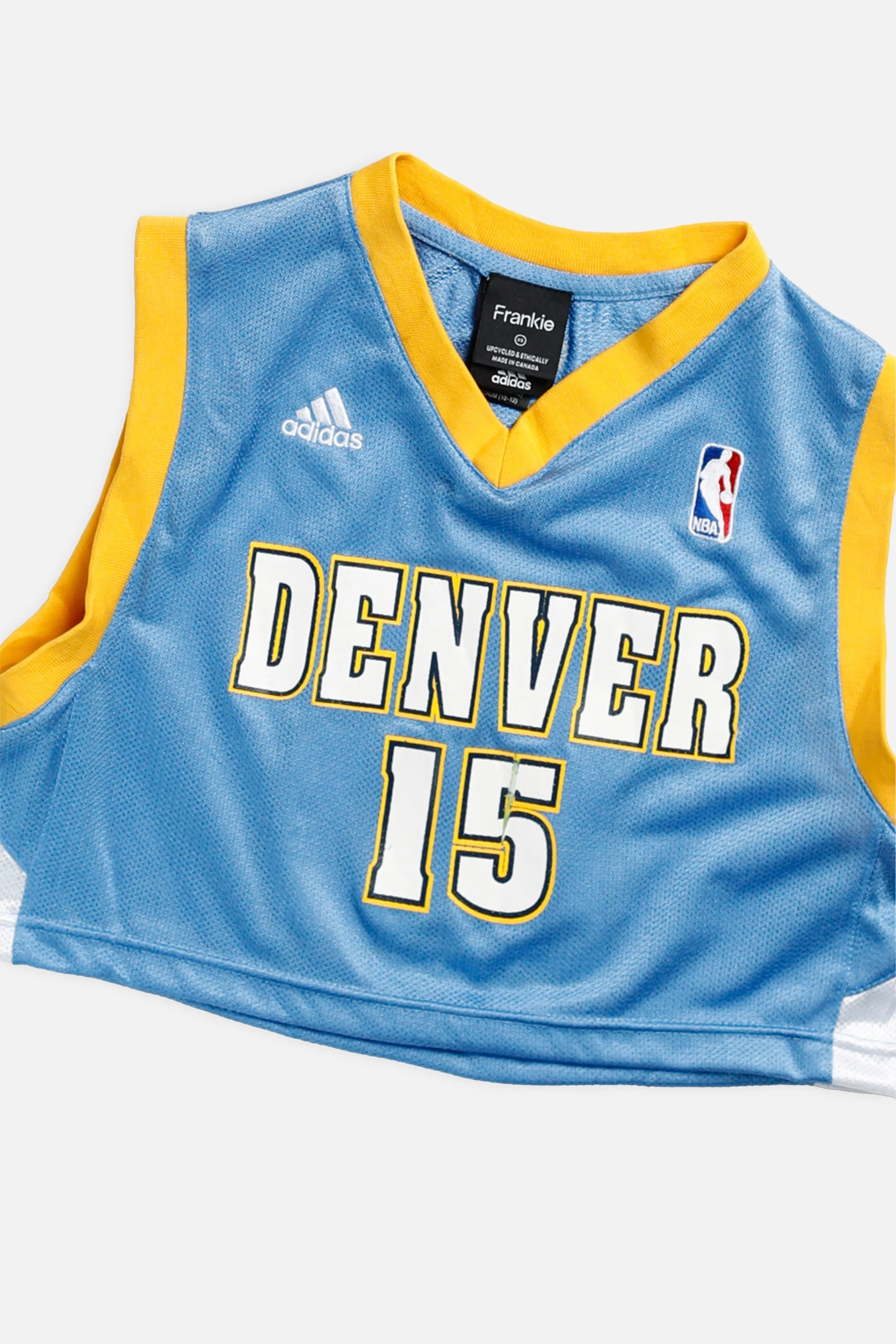 Rework Denver Nuggets NBA Crop Jersey - XS Frankie