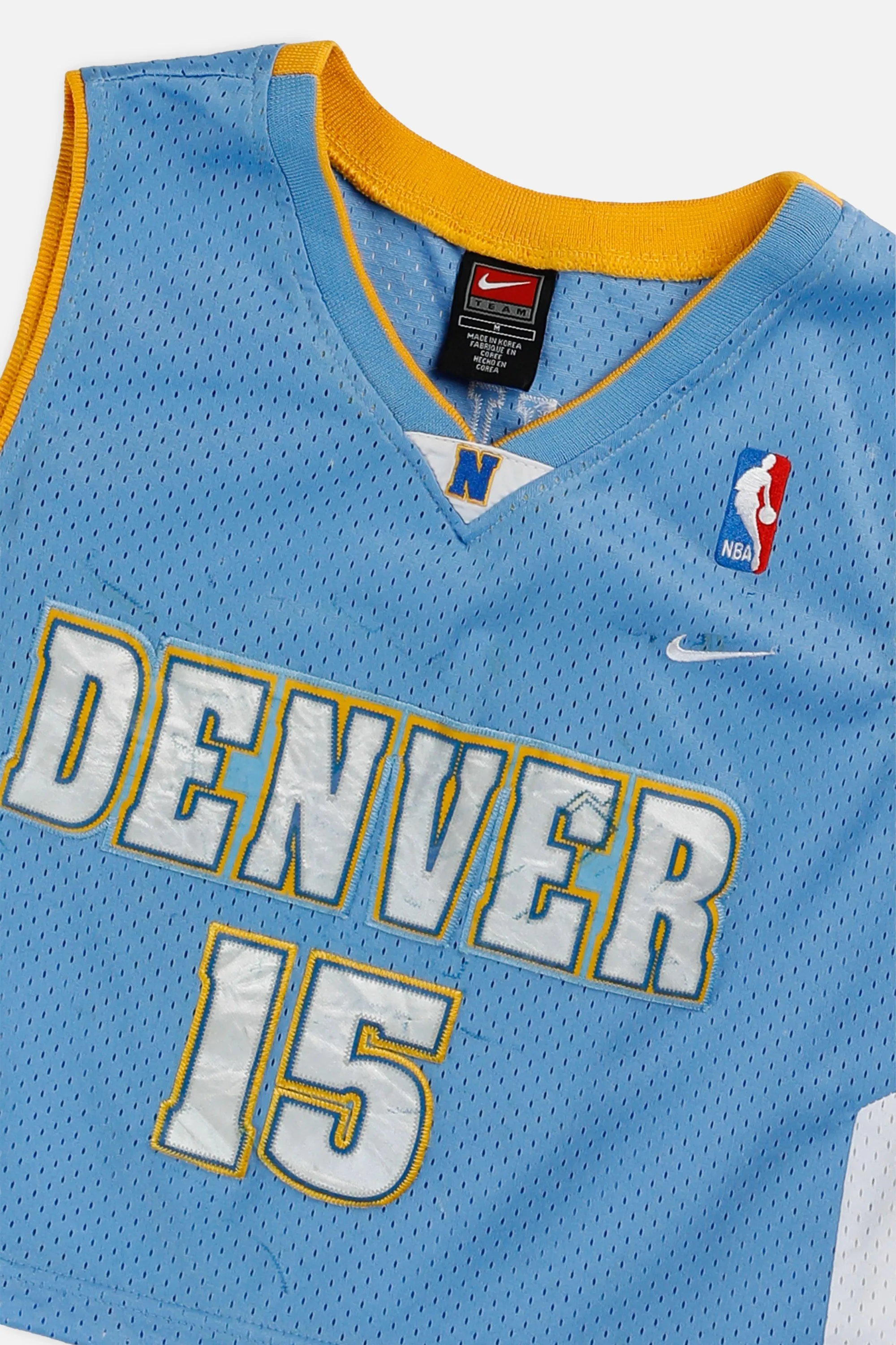 Rework Denver Nuggets NBA Crop Jersey - XS Frankie