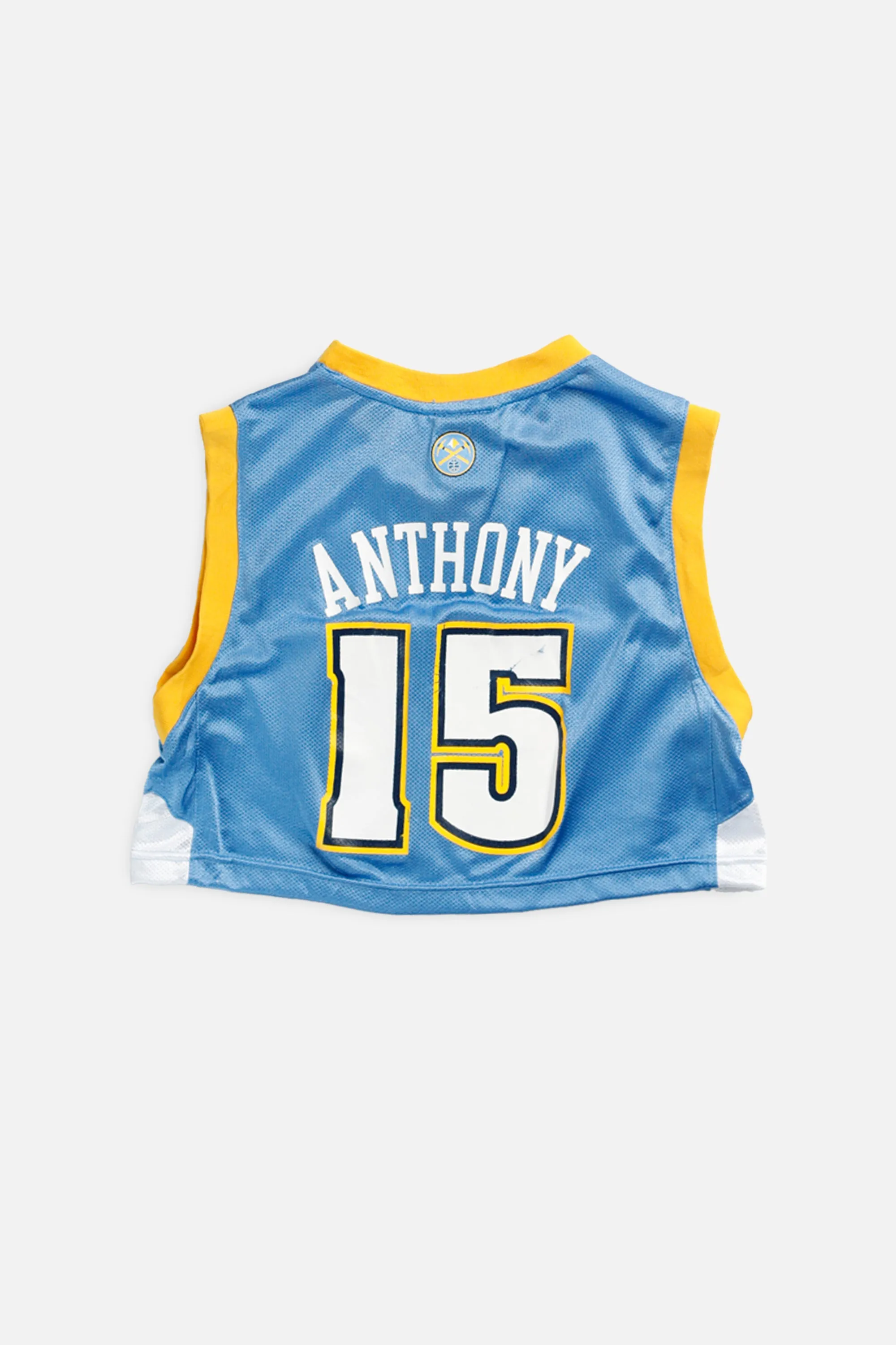 Rework Denver Nuggets NBA Crop Jersey - XS Frankie
