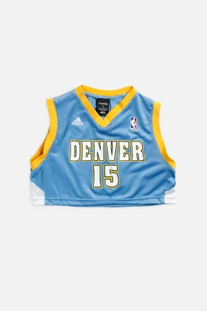 Rework Denver Nuggets NBA Crop Jersey - XS Frankie