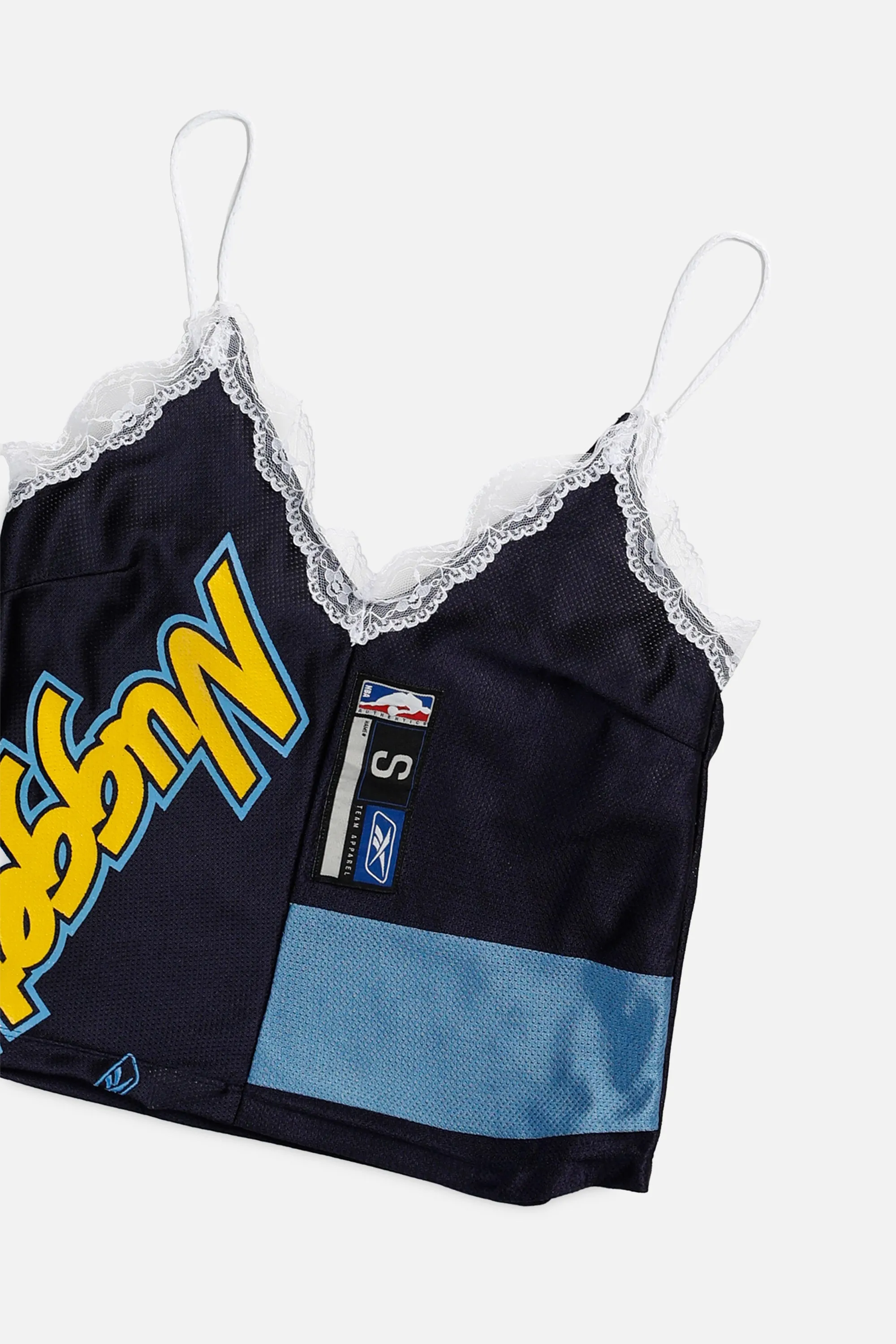 Rework Denver Nuggets NBA Lace Tank - S Frankie