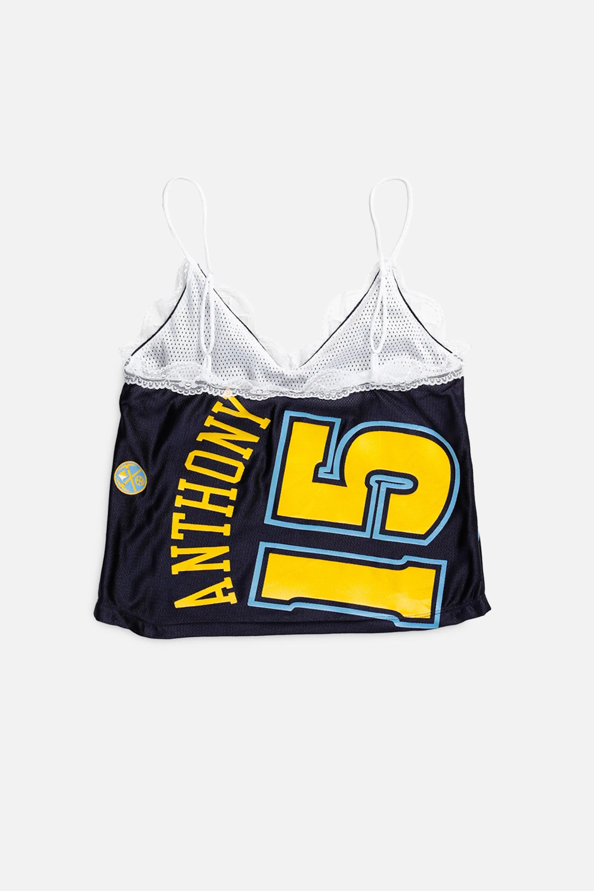 Rework Denver Nuggets NBA Lace Tank - S Frankie