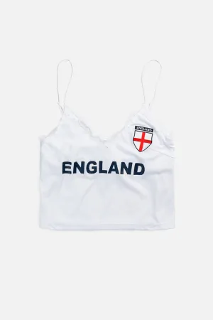 Rework England Soccer Lace Tank - S Frankie