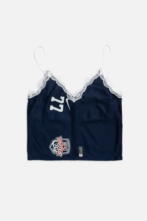 Rework Geneva Lake Soccer Lace Tank - XS Frankie
