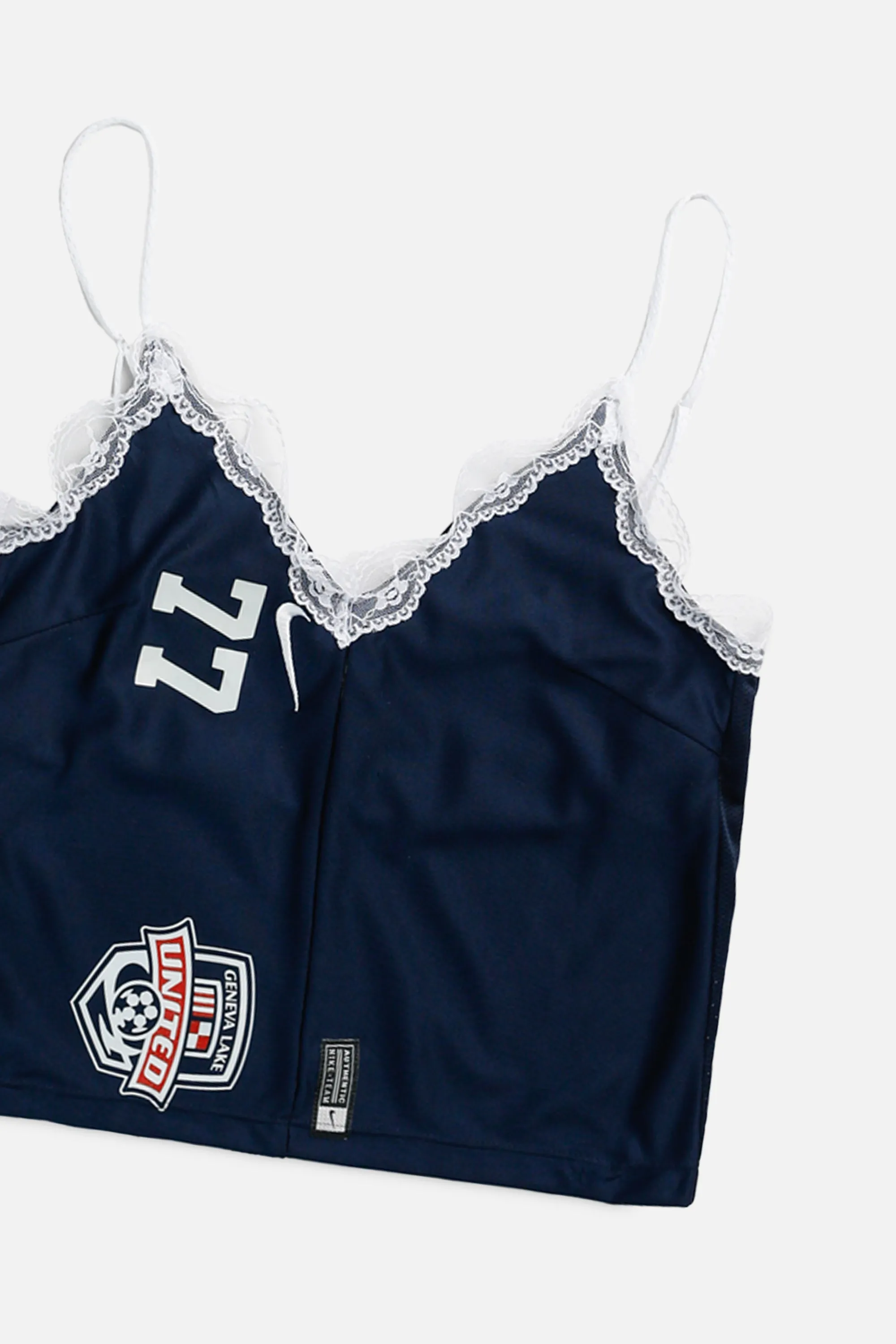 Rework Geneva Lake Soccer Lace Tank - XS Frankie