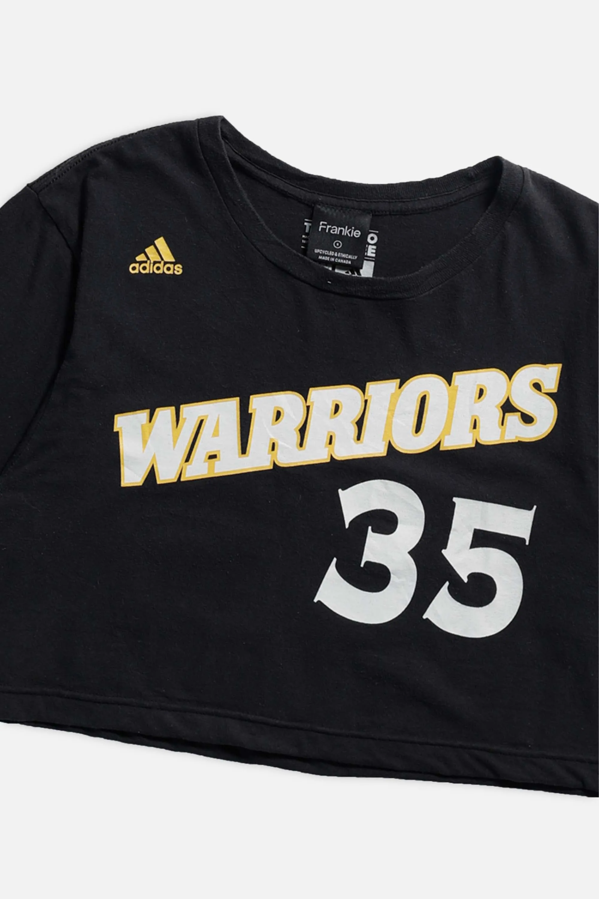 Rework Golden State Warriors NBA Crop Tee - S Frankie
