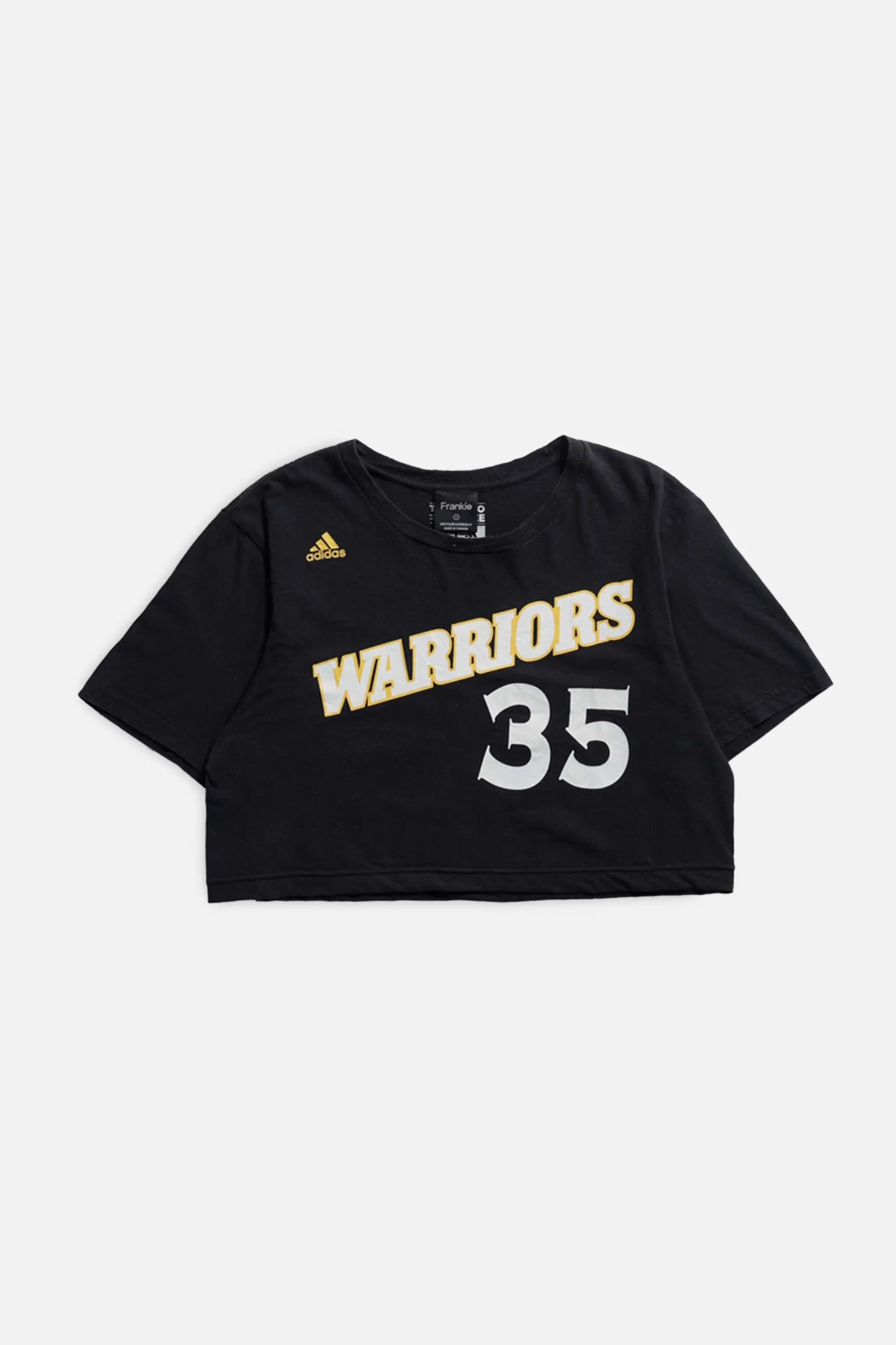 Rework Golden State Warriors NBA Crop Tee - S Frankie
