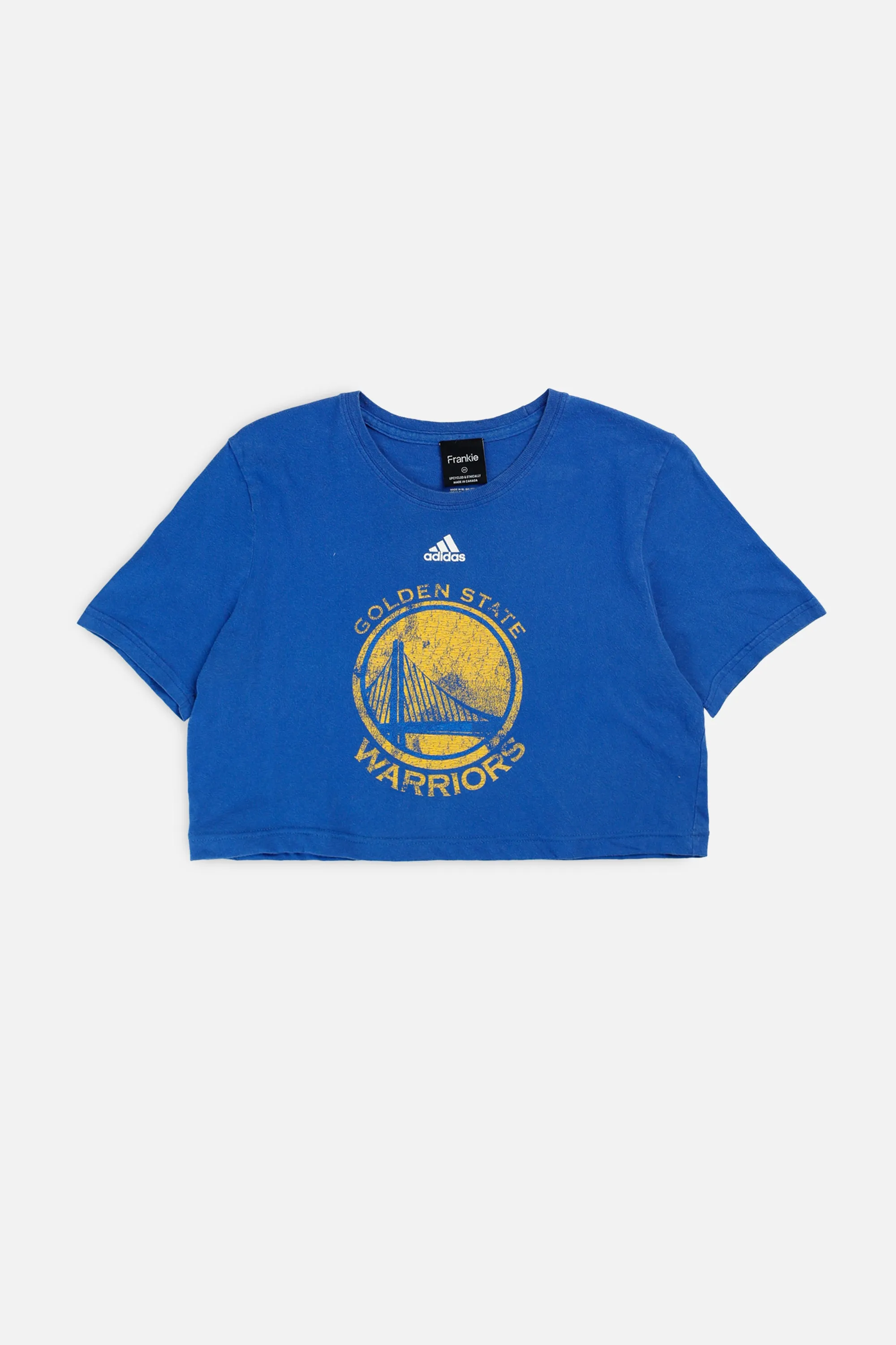 Rework Golden State Warriors NBA Crop Tee - XS Frankie