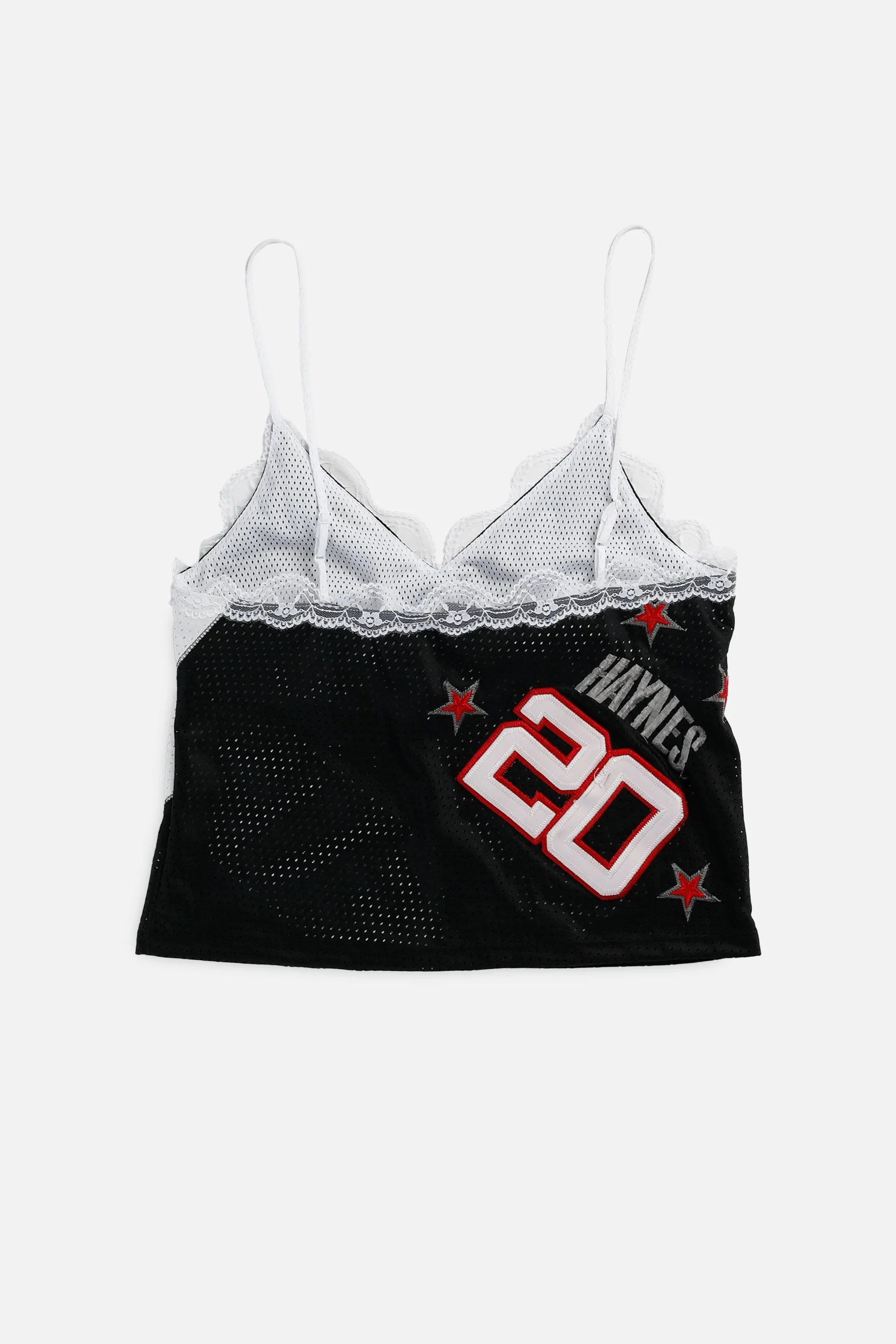 Rework Harlem Globetrotters NBA Lace Tank - M Frankie