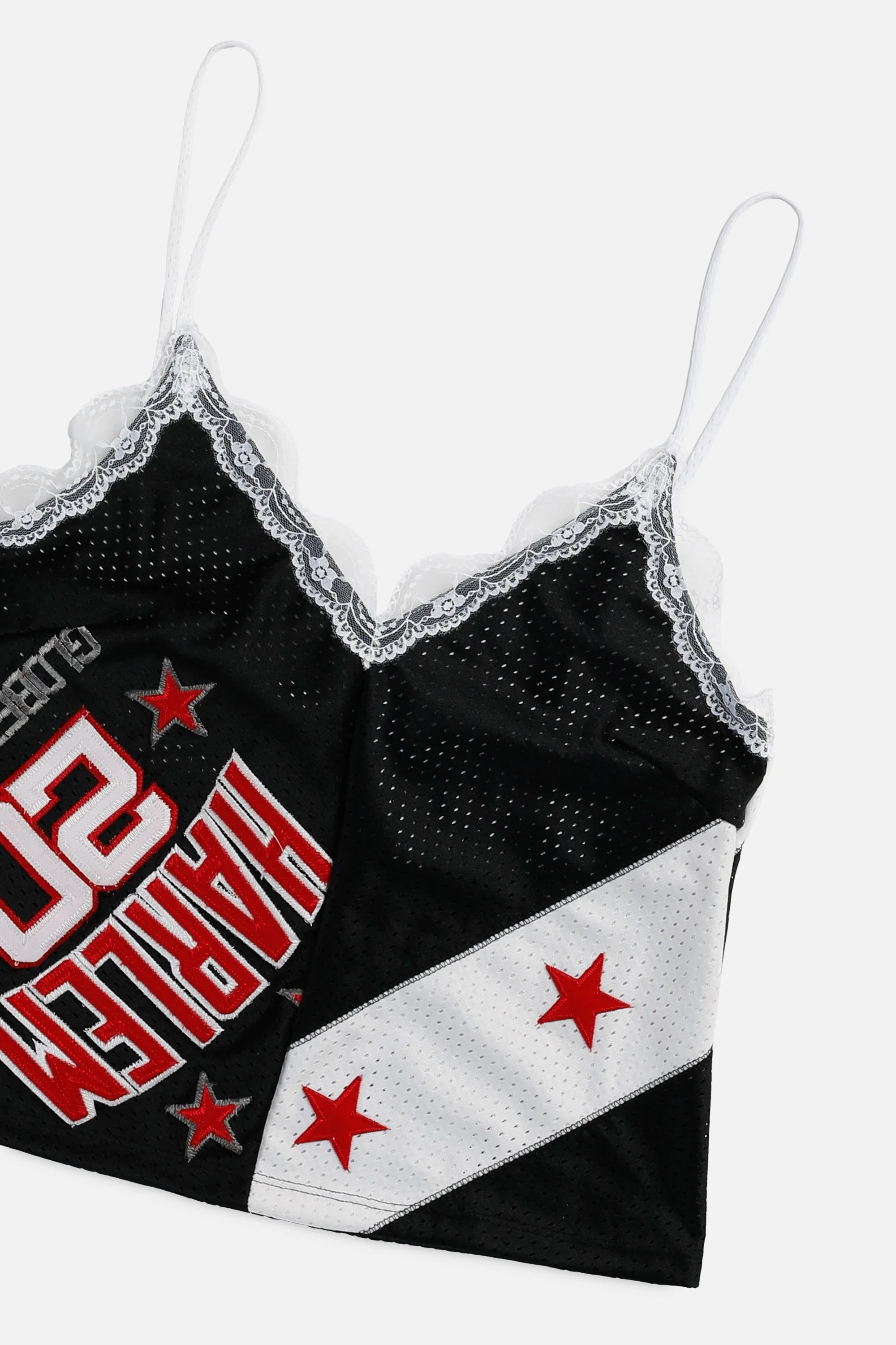 Rework Harlem Globetrotters NBA Lace Tank - M Frankie