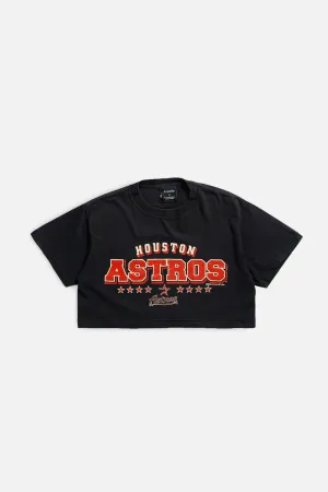 Rework Houston Astros MLB Crop Tee - S Frankie