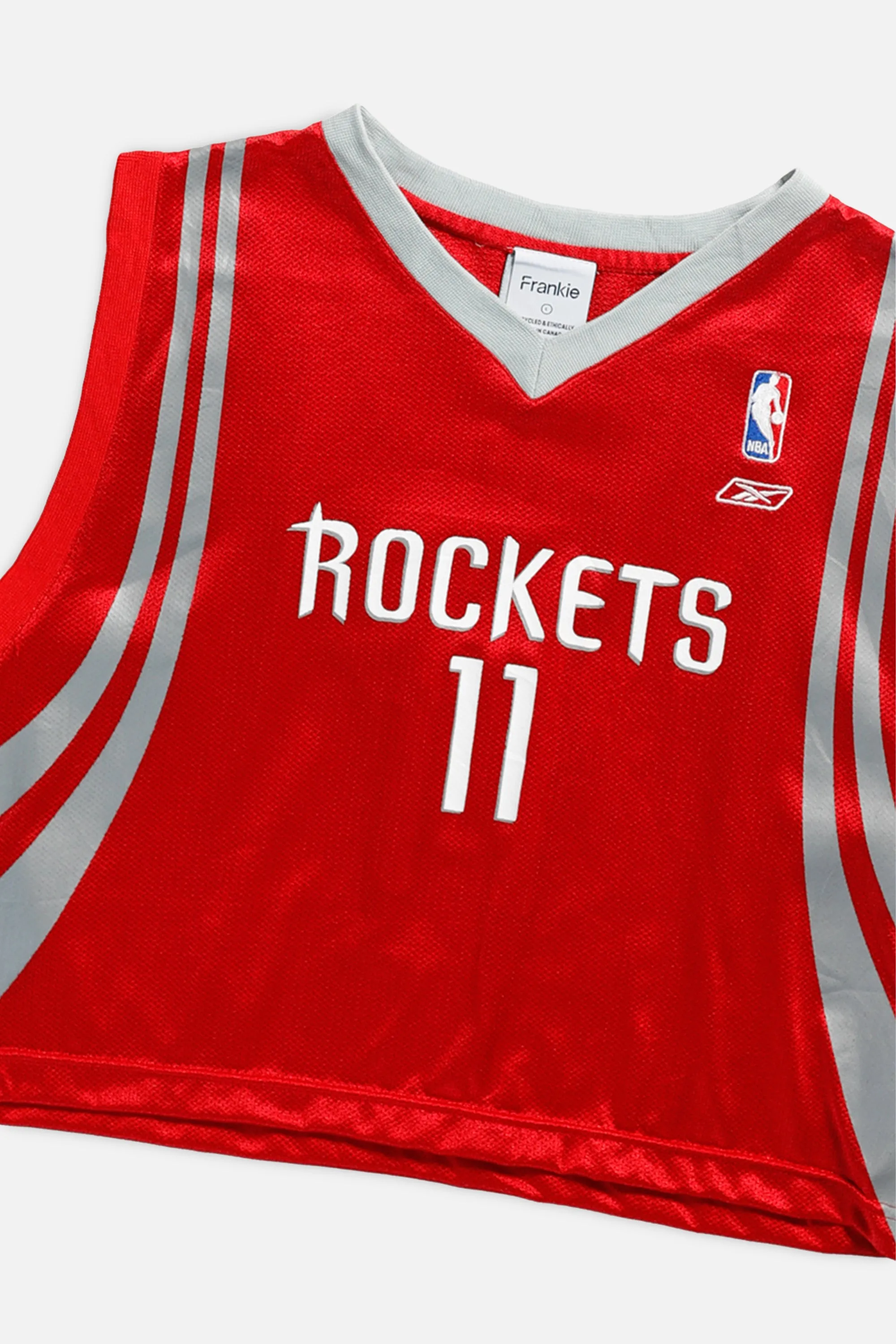 Rework Houston Rockets NBA Crop Jersey - L Frankie
