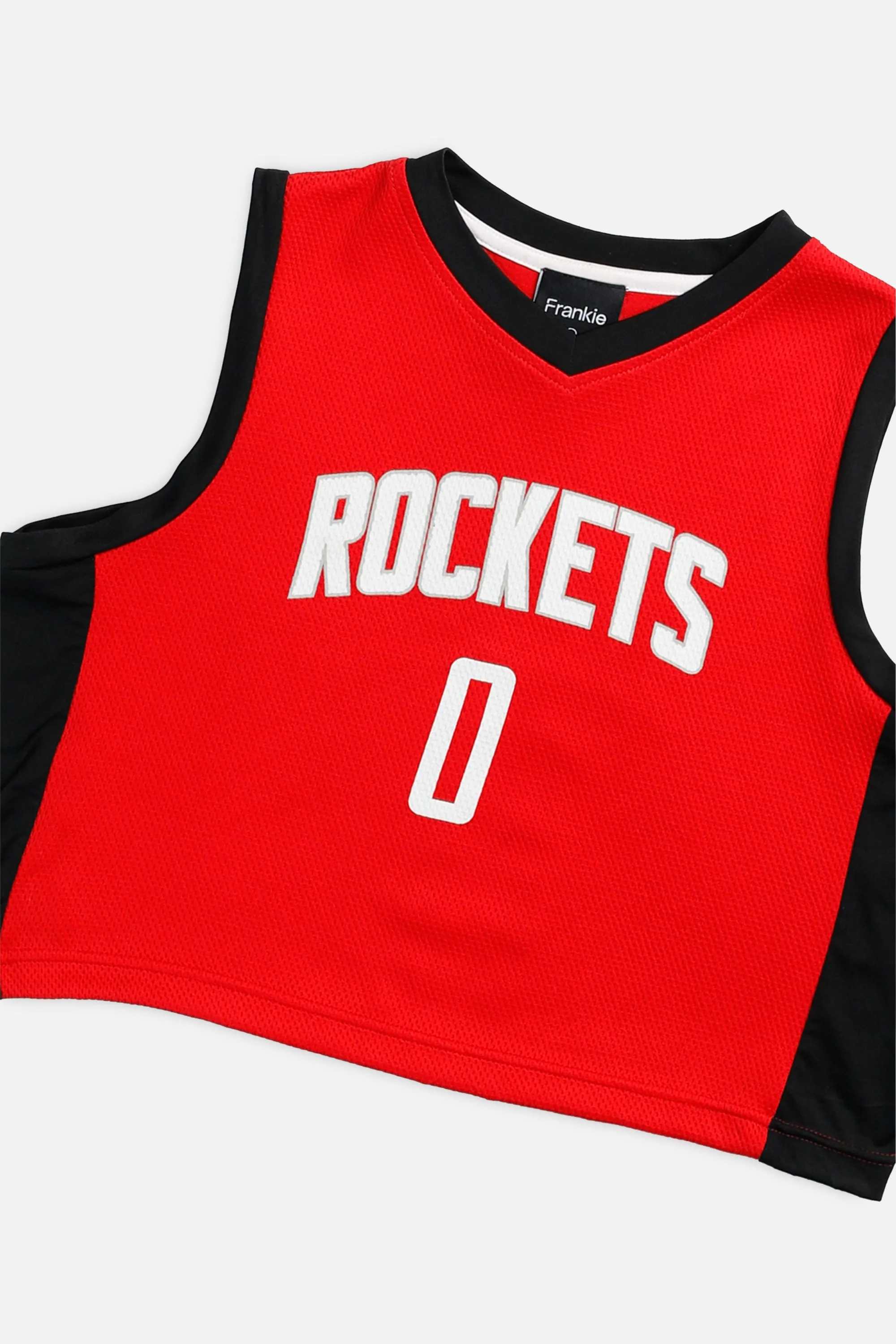 Rework Houston Rockets NBA Crop Jersey - S Frankie