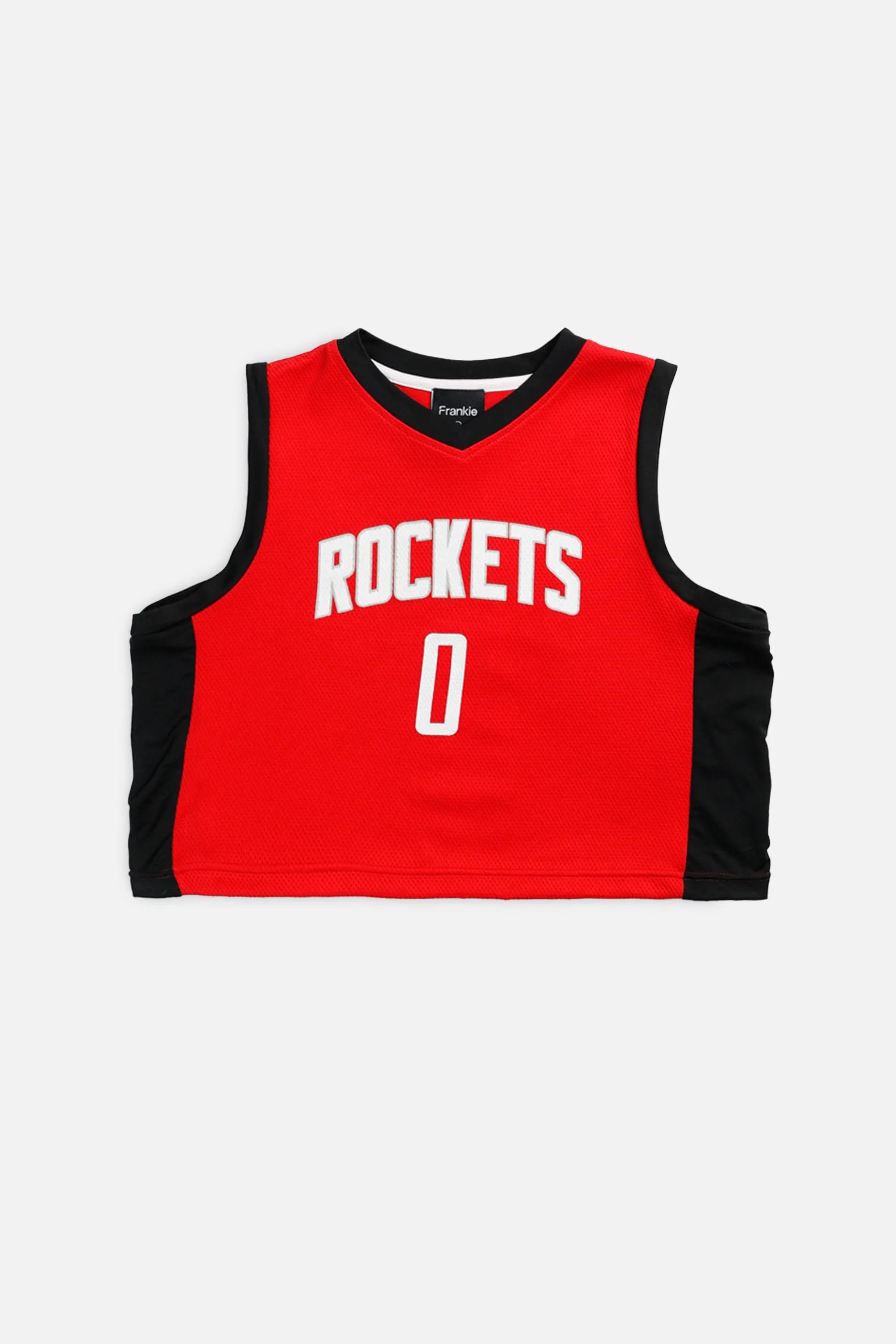 Rework Houston Rockets NBA Crop Jersey - S Frankie