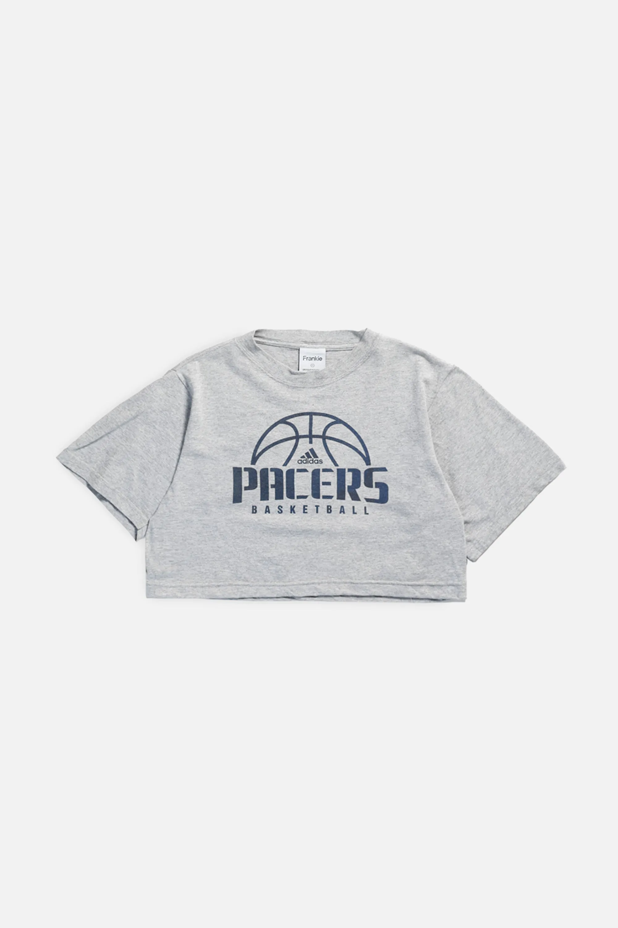 Rework Indiana Pacers NBA Crop Tee - S Frankie