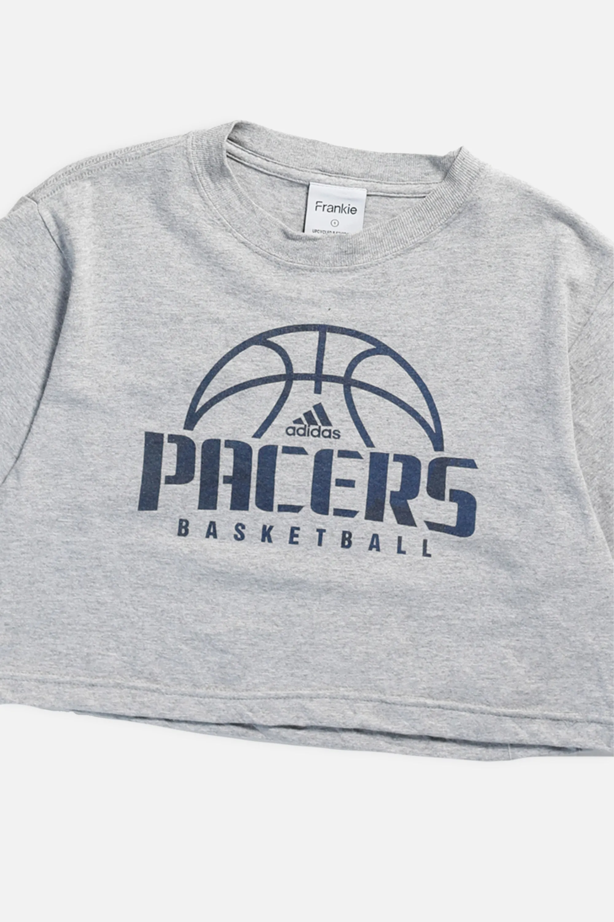 Rework Indiana Pacers NBA Crop Tee - S Frankie