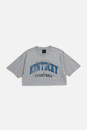 Rework Kentucky Basketball NCAA Crop Tee - M Frankie