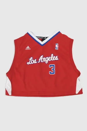 Rework LA Clippers Crop Jersey - L Frankie