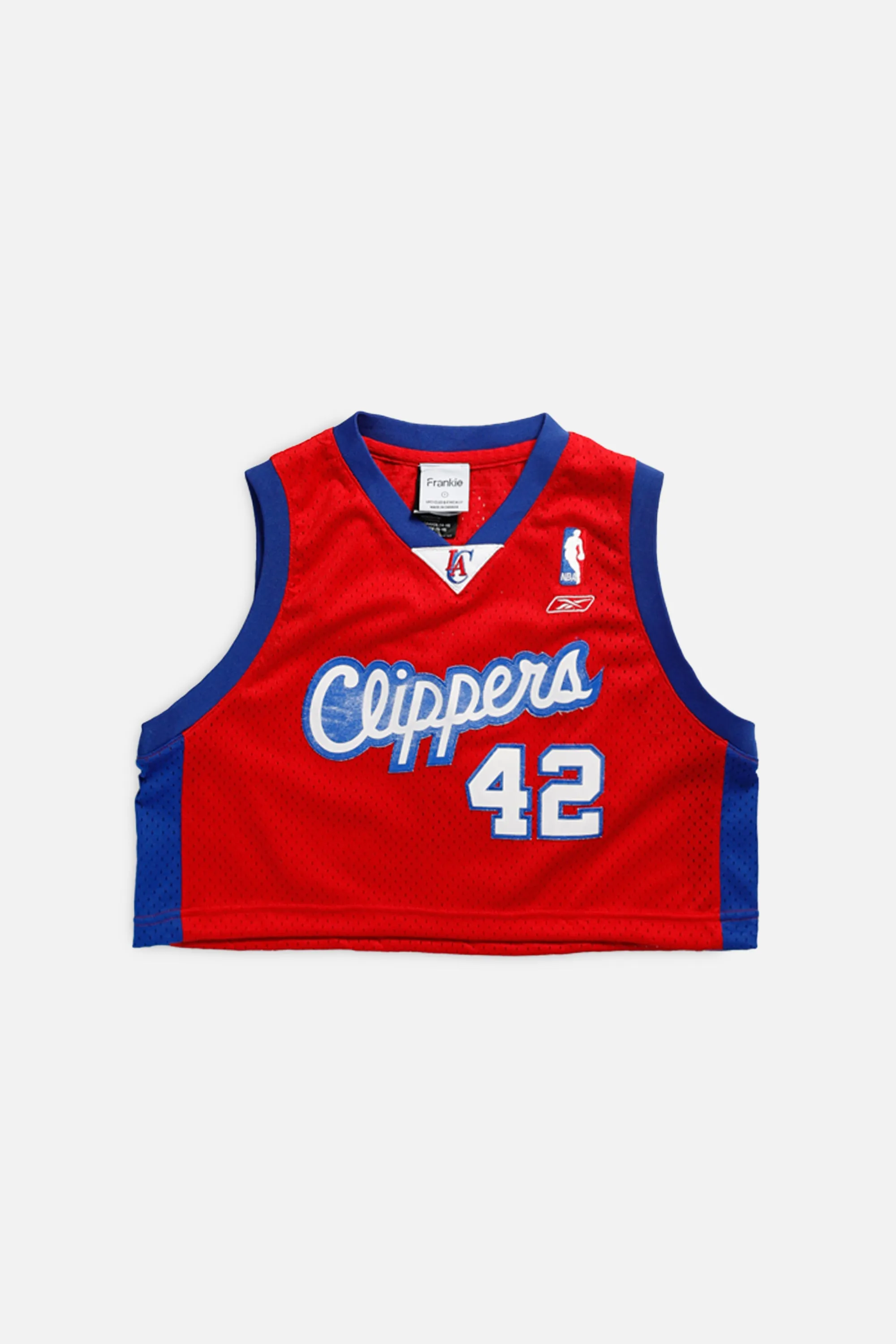 Rework LA Clippers NBA Crop Jersey - S Frankie