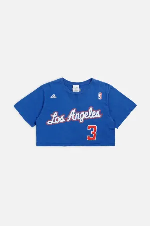 Rework LA Clippers NBA Crop Tee - S Frankie