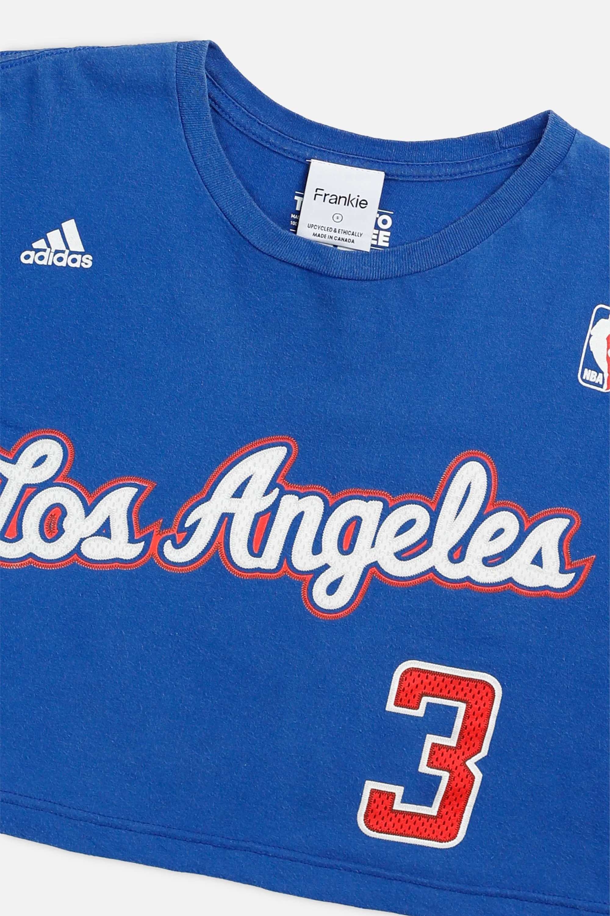 Rework LA Clippers NBA Crop Tee - S Frankie