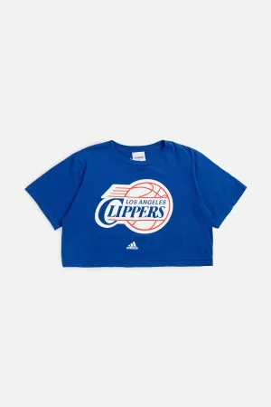 Rework LA Clippers NBA Crop Tee - XS Frankie