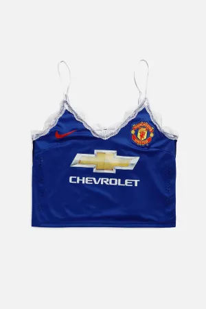 Rework Manchester Soccer Lace Tank - L Frankie