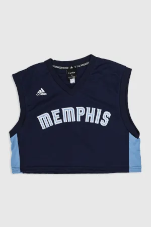Rework Memphis Grizzlies Crop Jersey - L, XL Frankie