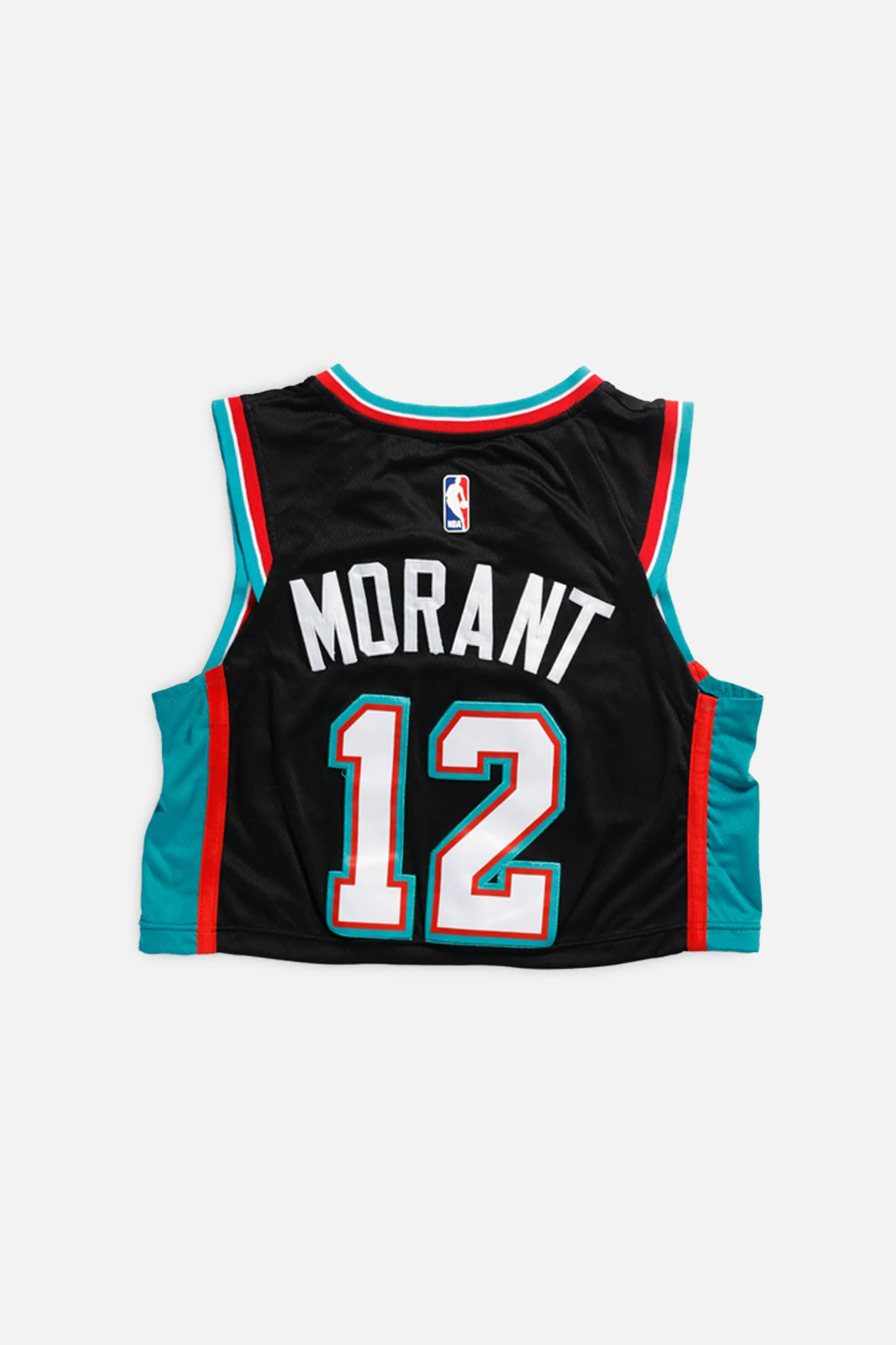 Rework Memphis Grizzlies NBA Crop Jersey - S Frankie