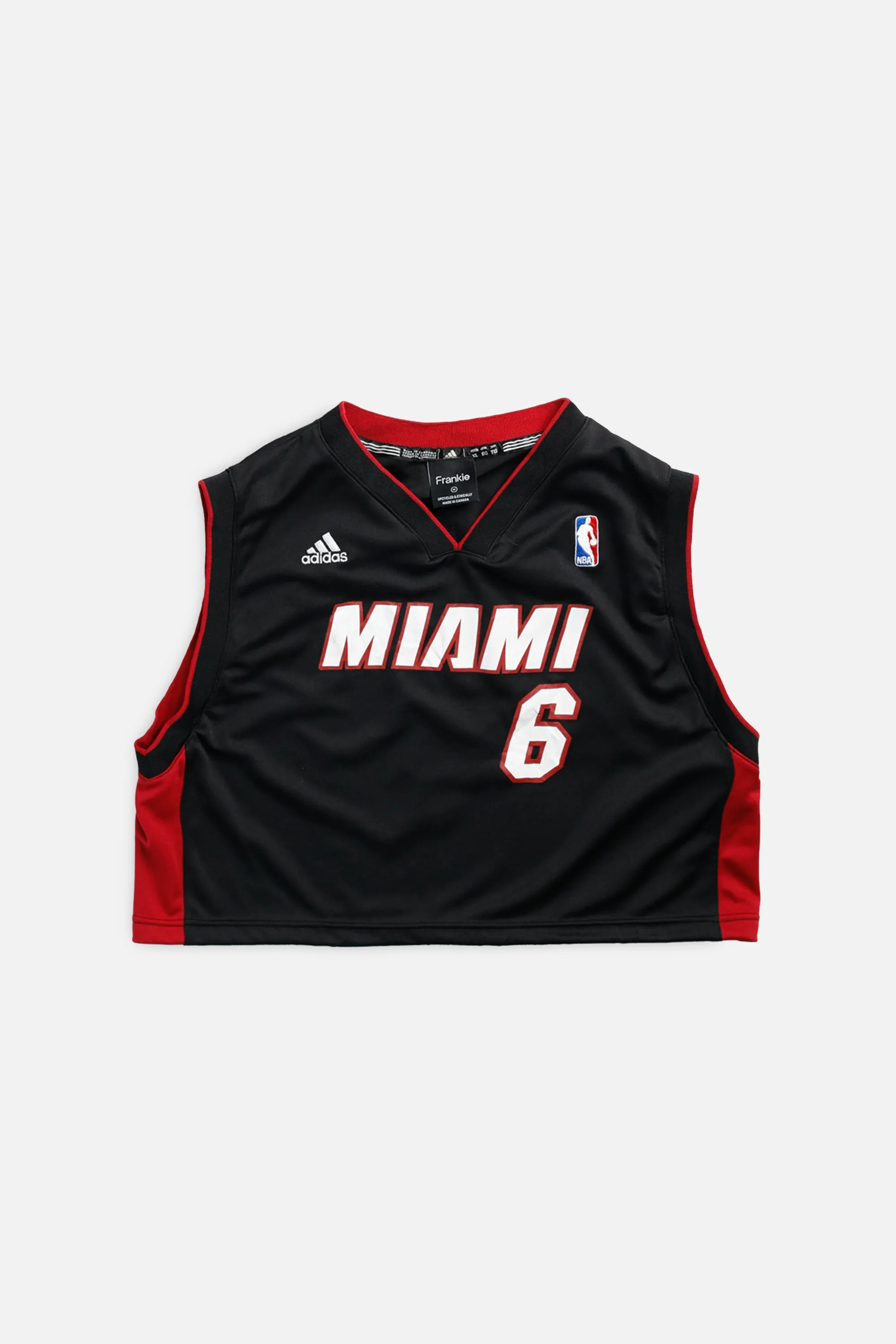 Rework Miami Heat NBA Crop Jersey - M Frankie