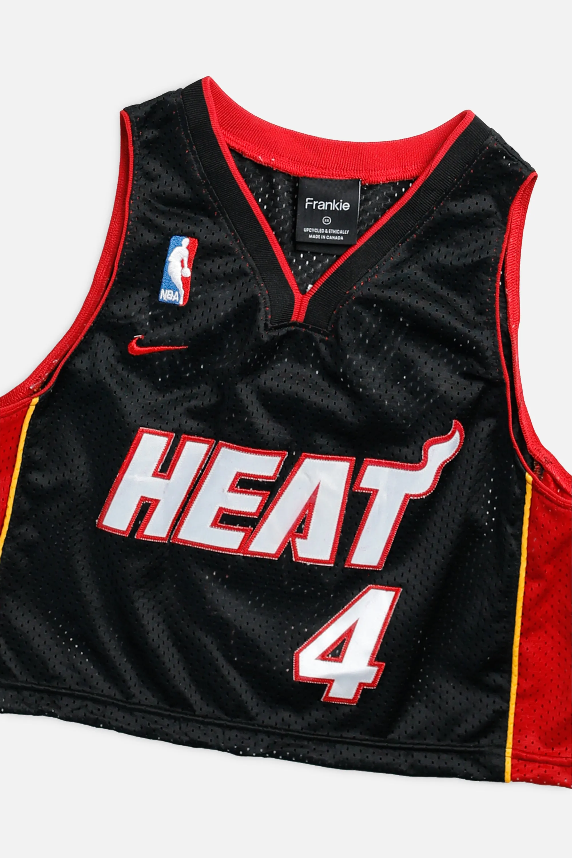 Rework Miami Heat NBA Crop Jersey - XS Frankie