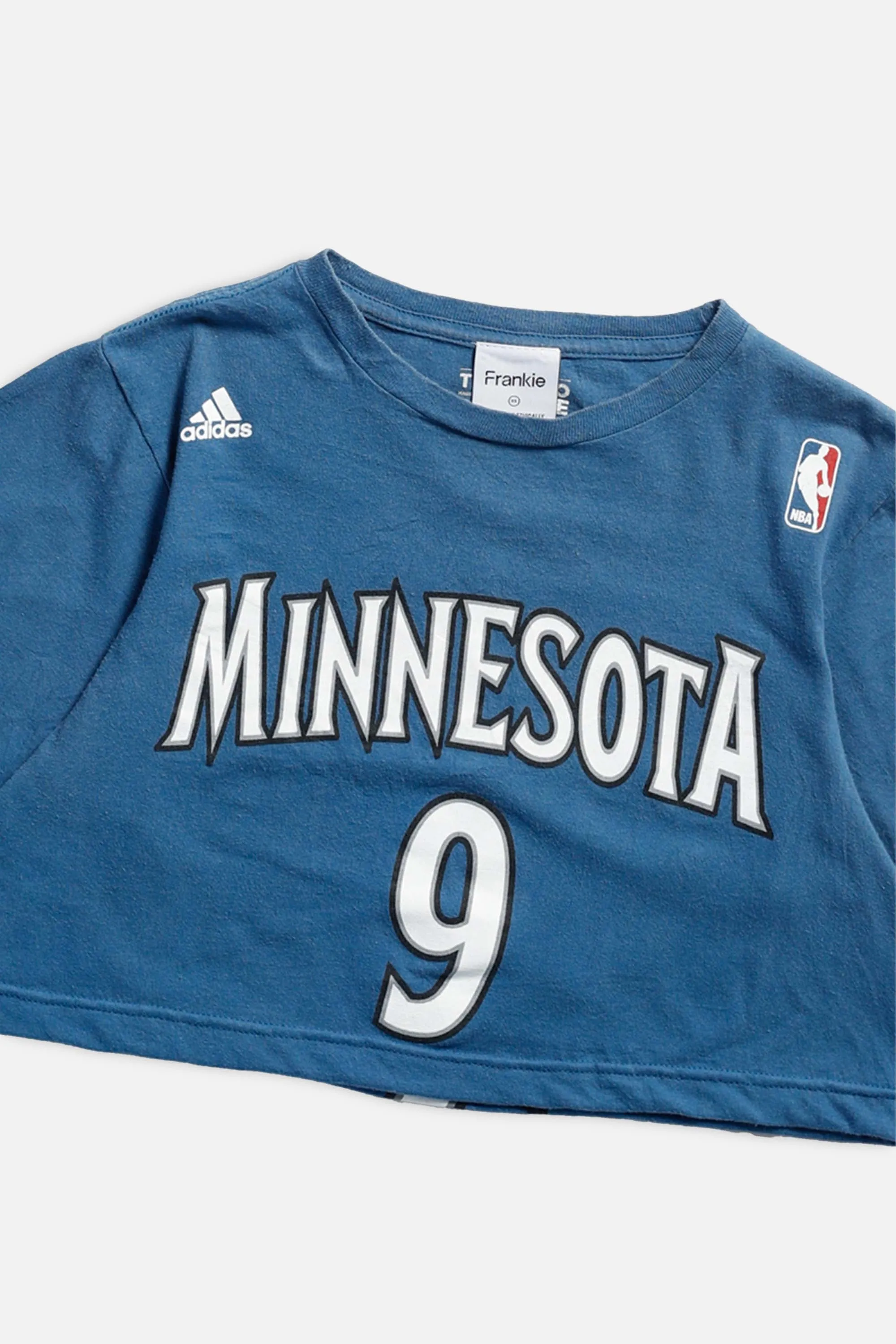 Rework Minnesota Timberwolves NBA Crop Tee - XS Frankie