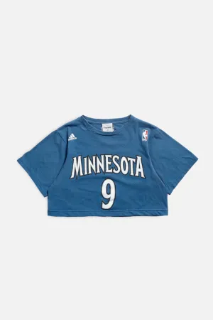 Rework Minnesota Timberwolves NBA Crop Tee - XS Frankie
