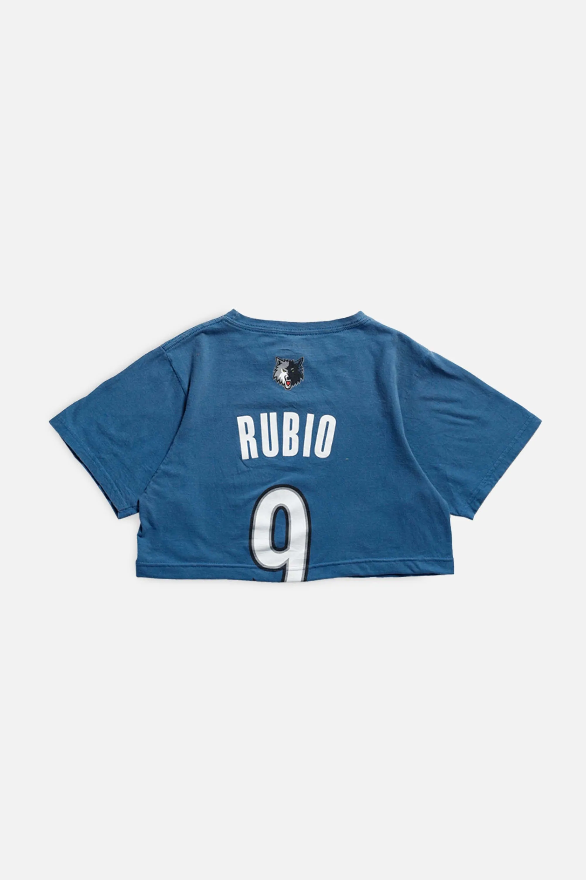 Rework Minnesota Timberwolves NBA Crop Tee - XS Frankie