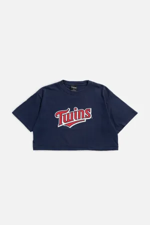 Rework Minnesota Twins MLB Crop Tee - S Frankie