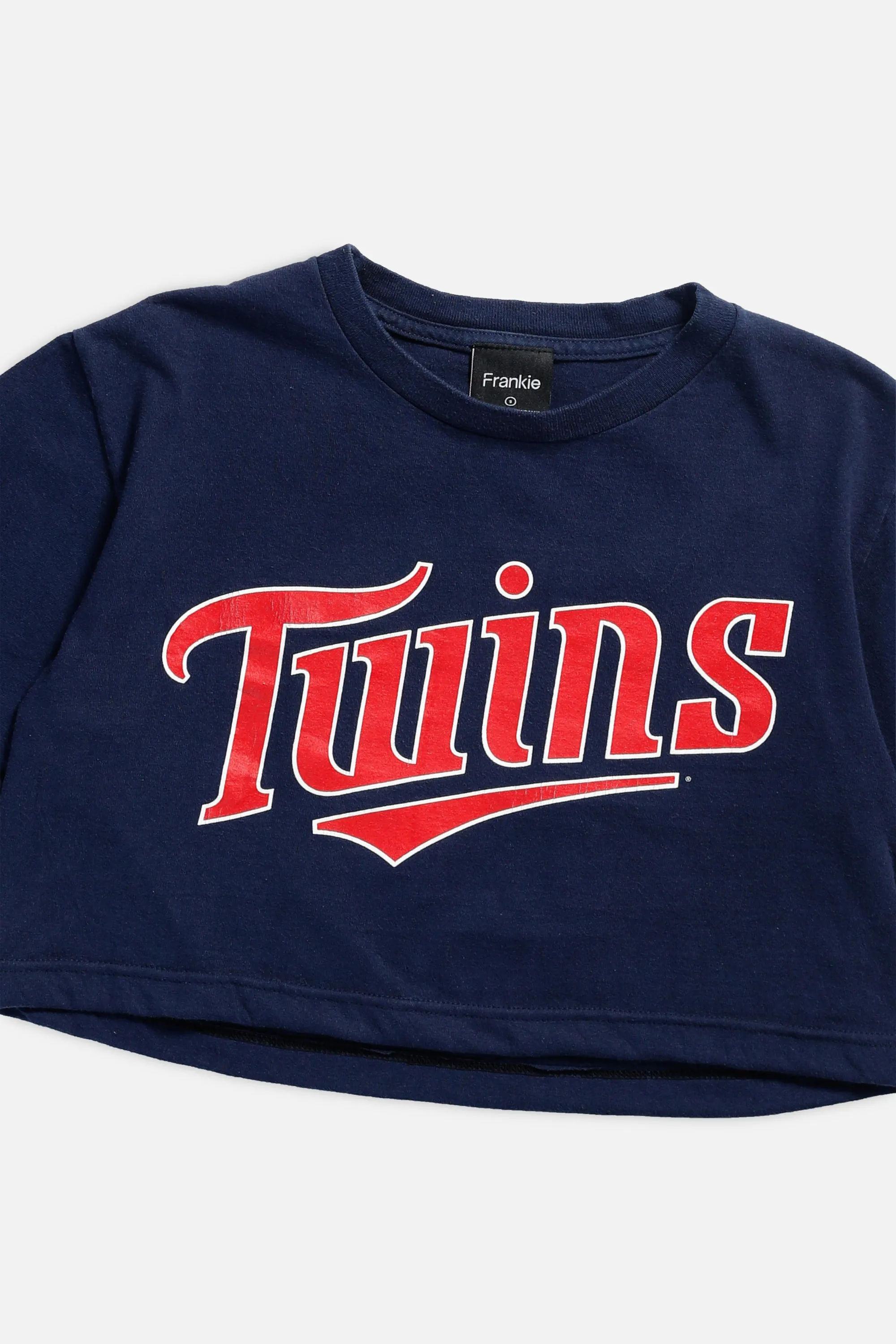 Rework Minnesota Twins MLB Crop Tee - S Frankie