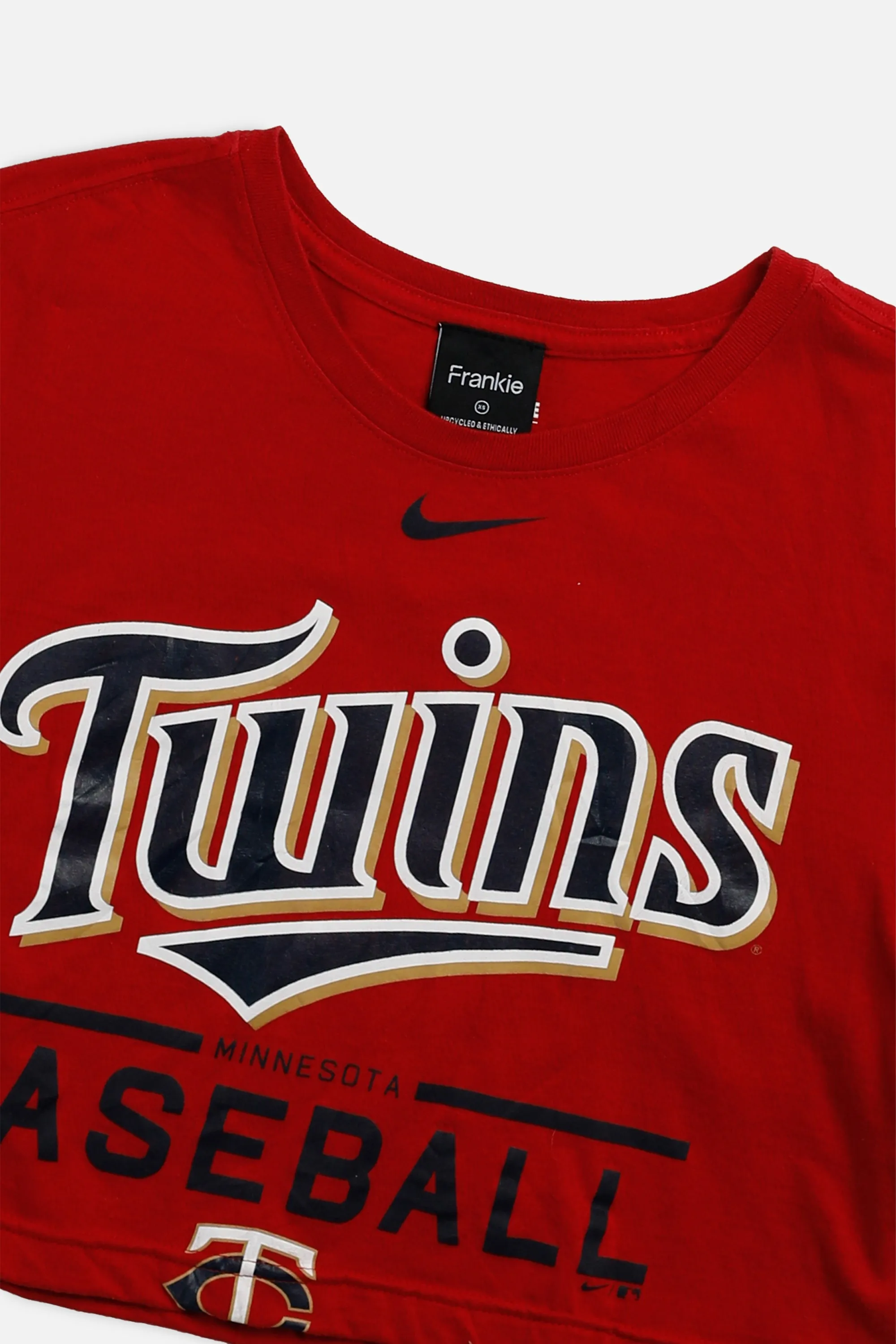 Rework Minnesota Twins MLB Crop Tee - XS Frankie