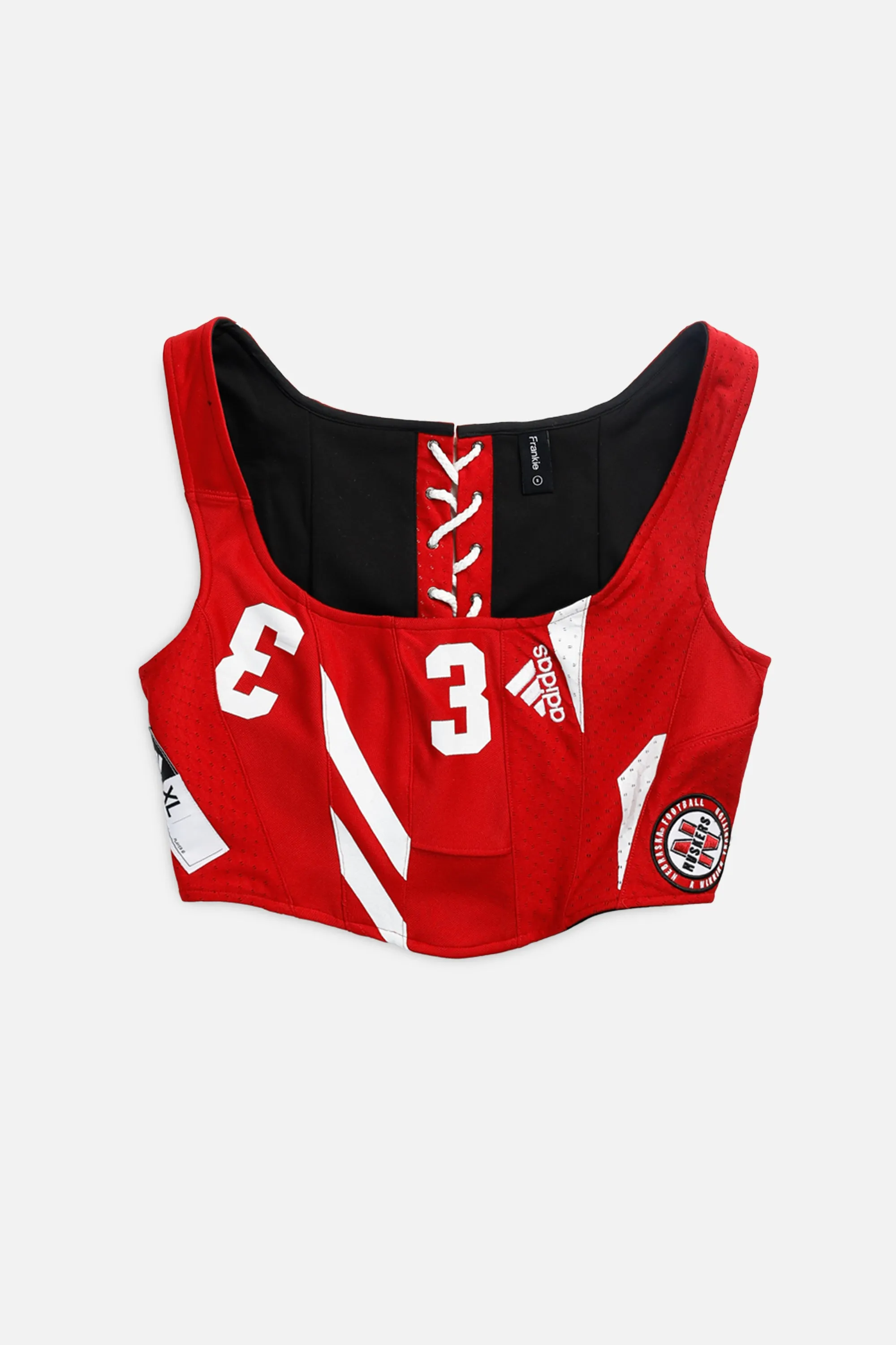 Rework Nebraska Cornhuskers NCAA Corset - S Frankie