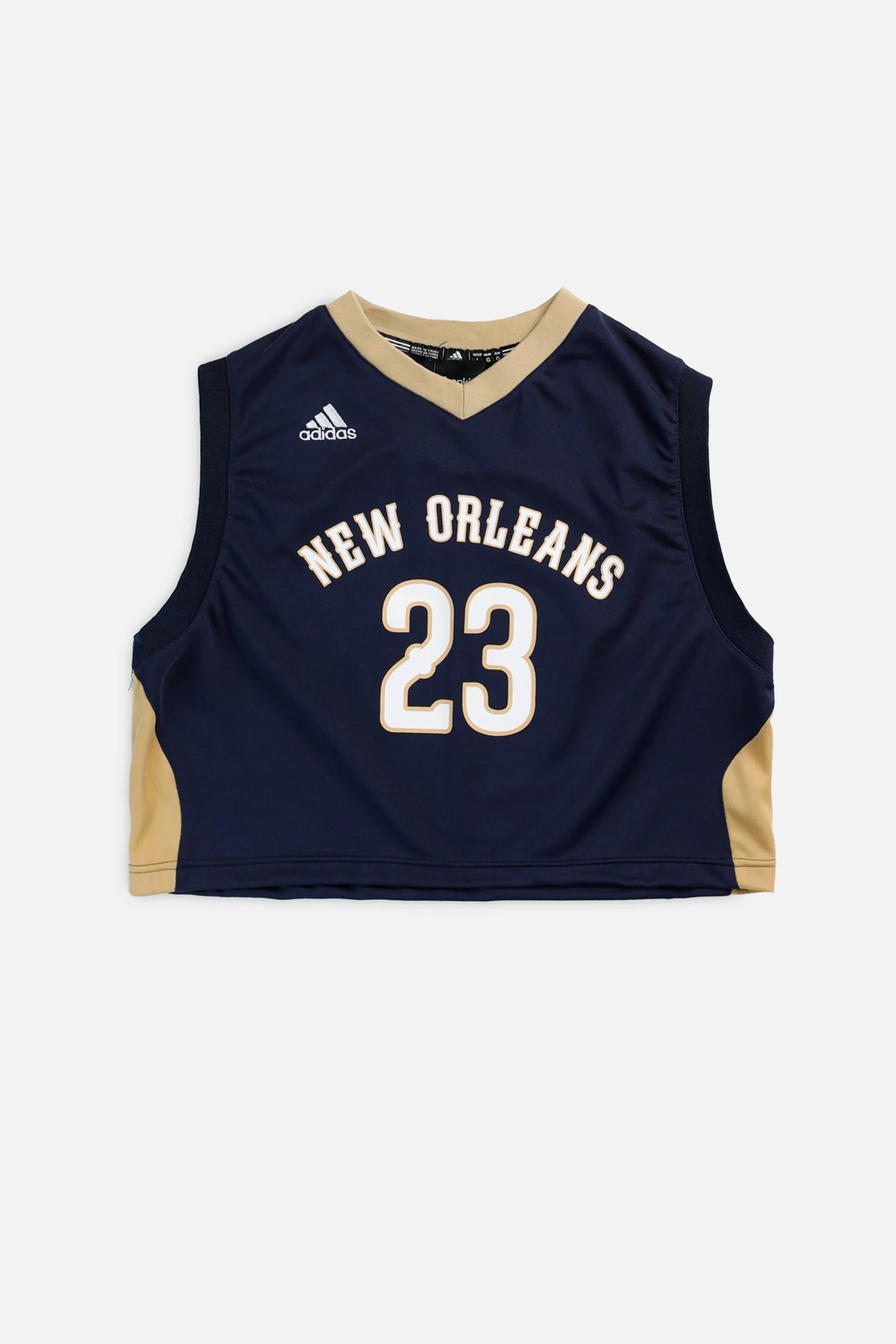 Rework New Orleans Pelicans NBA Crop Jersey - M Frankie