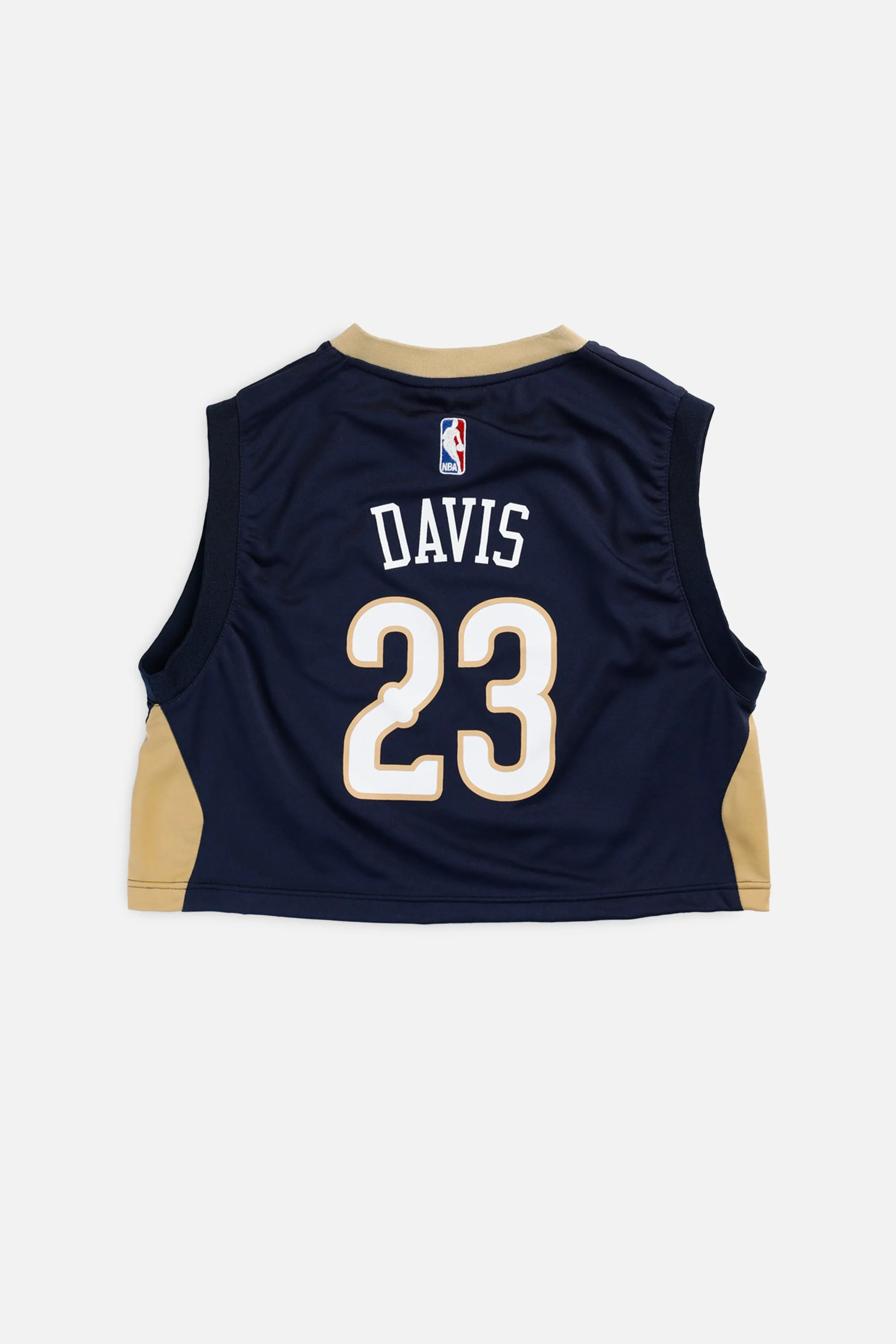 Rework New Orleans Pelicans NBA Crop Jersey - M Frankie